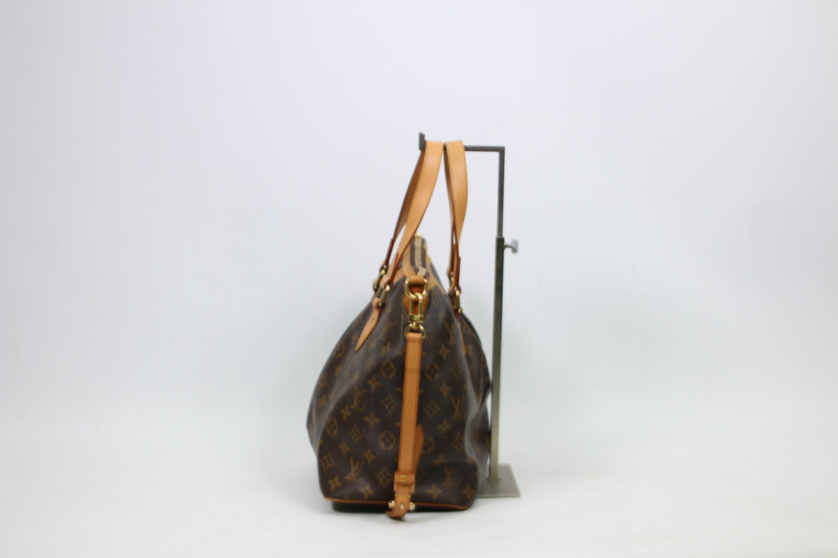Louis Vuitton Brown PVC Monogram Canvas Palermo PM Shoulder Bag M40145 (SR4111)