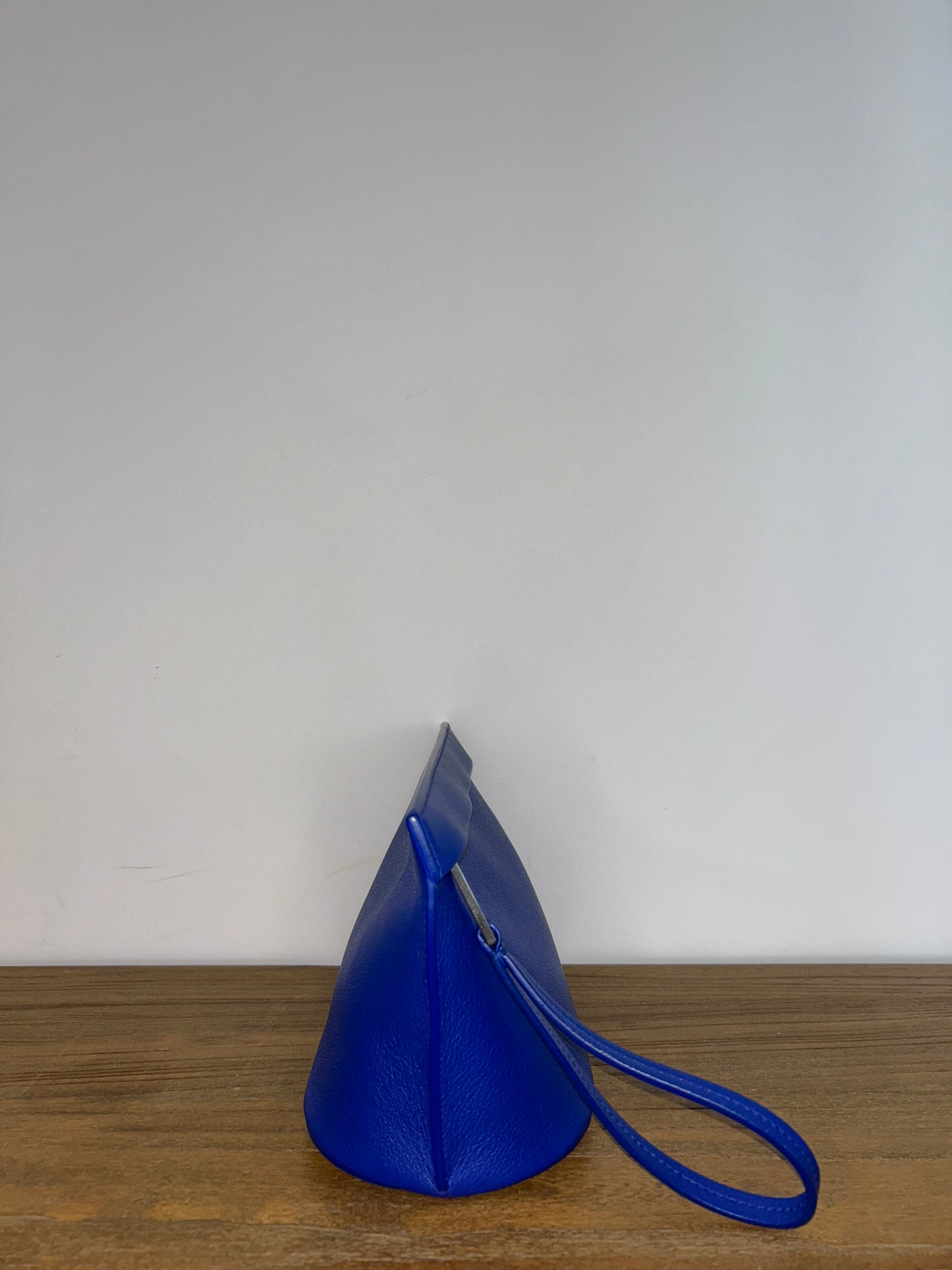 Ferragamo Zip Leather Clutch Bag