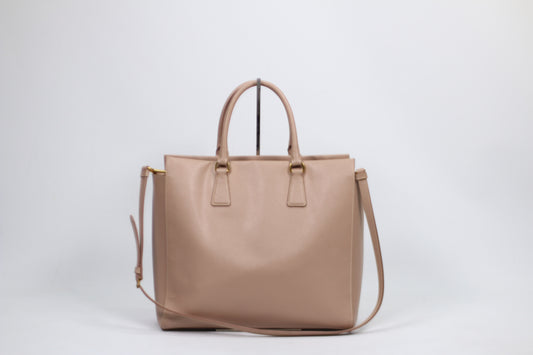 Prada Indy Pink Leather Saffiano Lux ONE Shoulder Bag 208