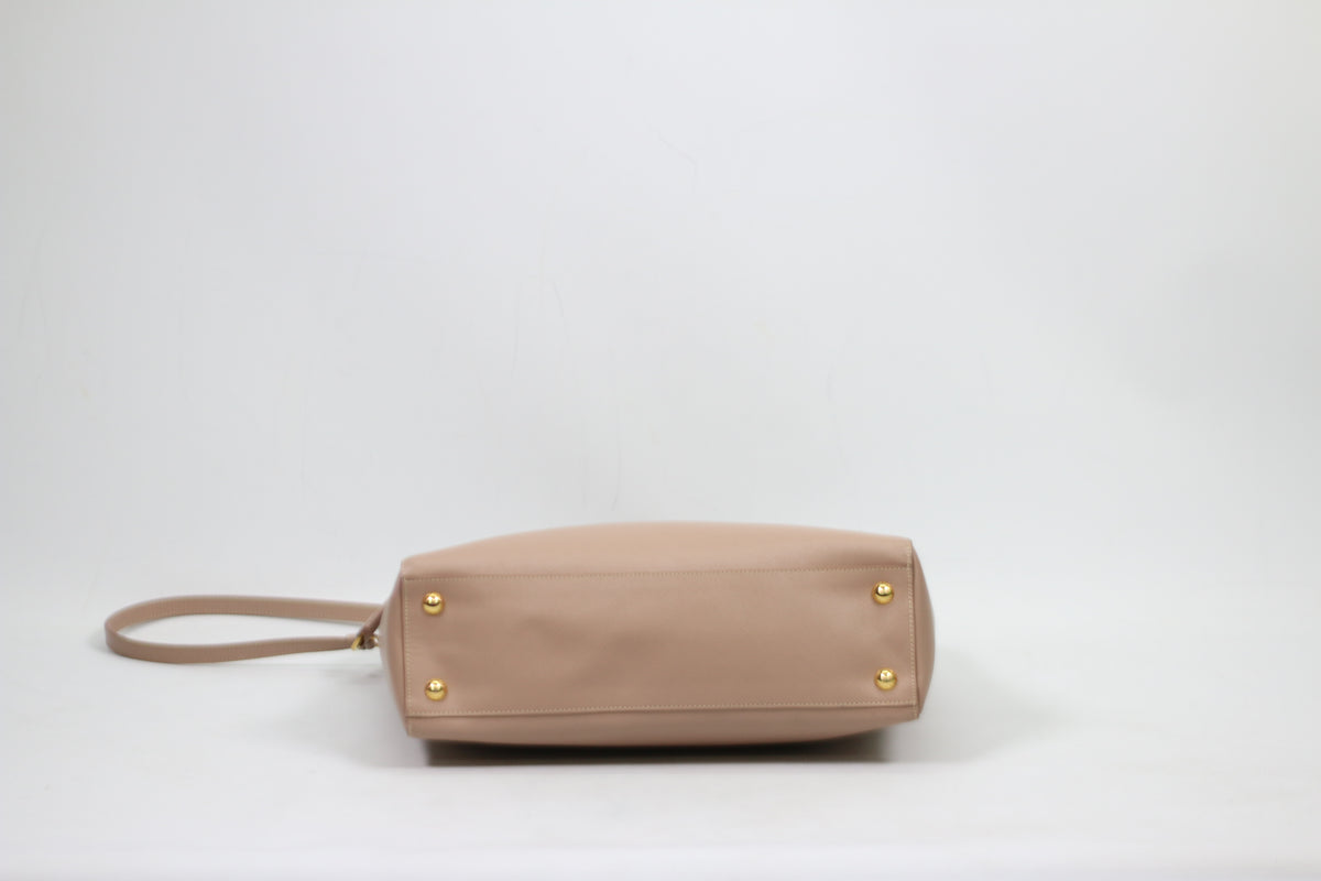 Prada Indy Pink Leather Saffiano Lux ONE Shoulder Bag 208