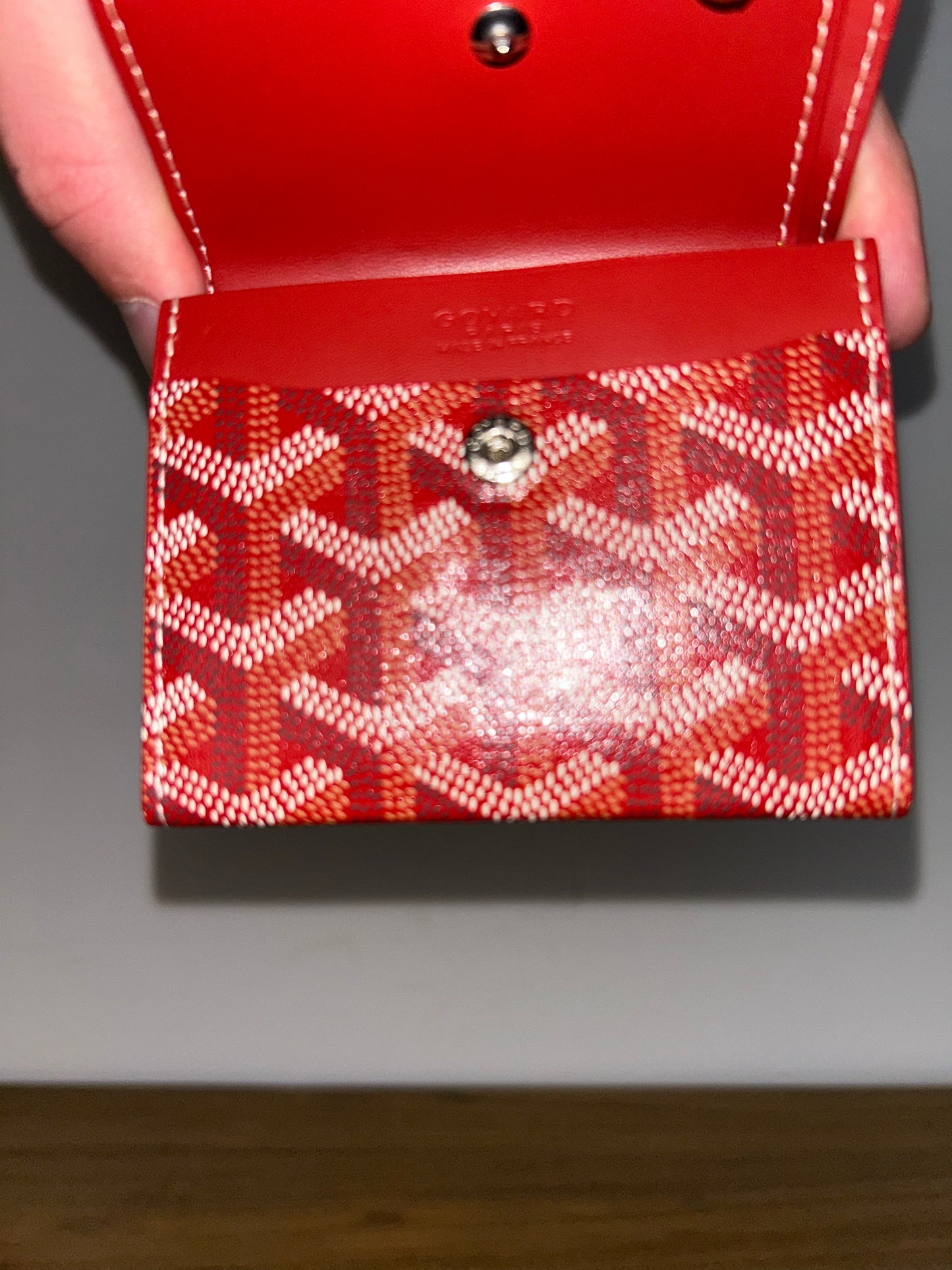 Goyard Herringbone Compact Wallet