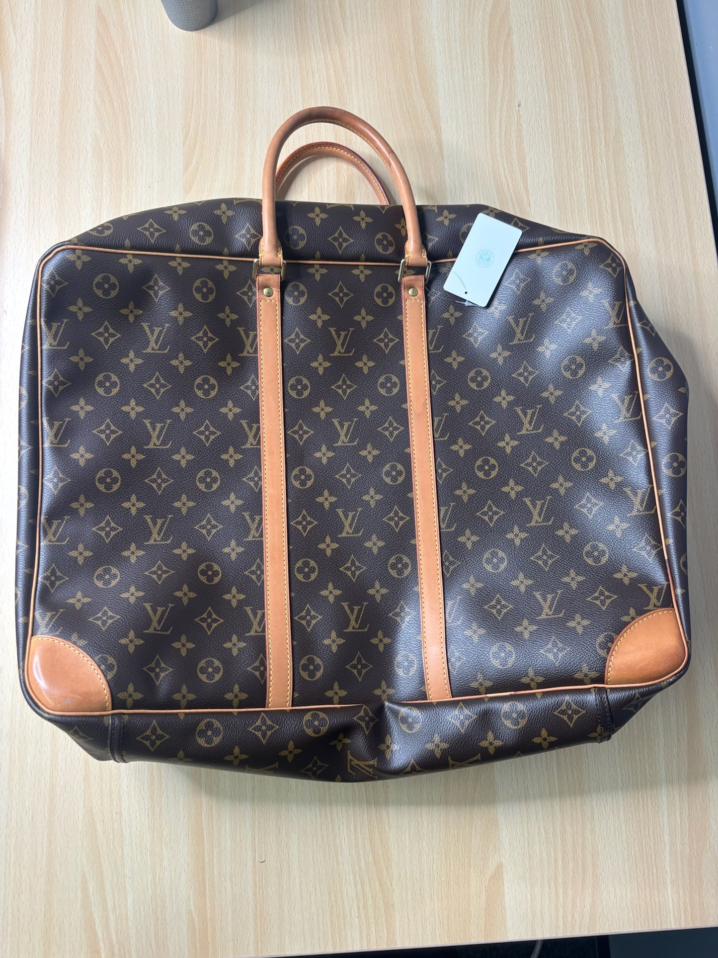 Louis Vuitton Authentic Women's Sirius 50 Boston Monogram Brown Travel Bag K1