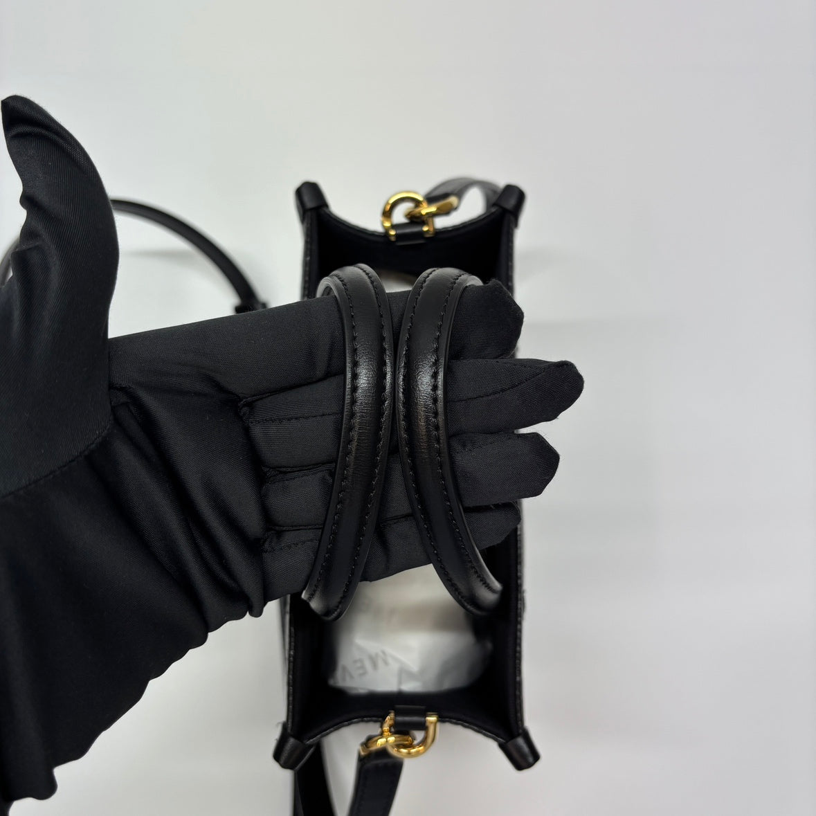 Givenchy Black PVC 4G Coated Mini Tote Bag BB50N0B1GT (B07975723P)