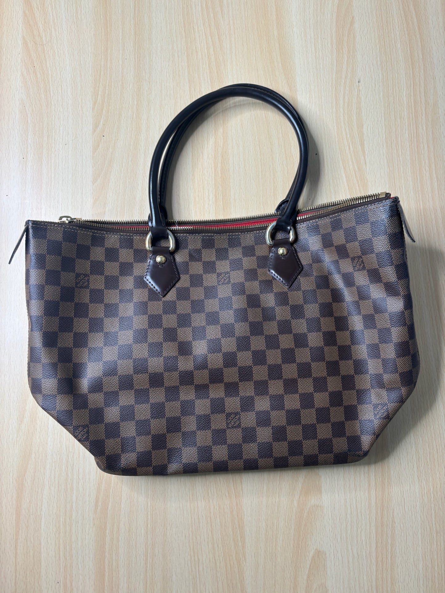 Louis Vuitton Saleya MM Tote Bag in Damier Ebene K13