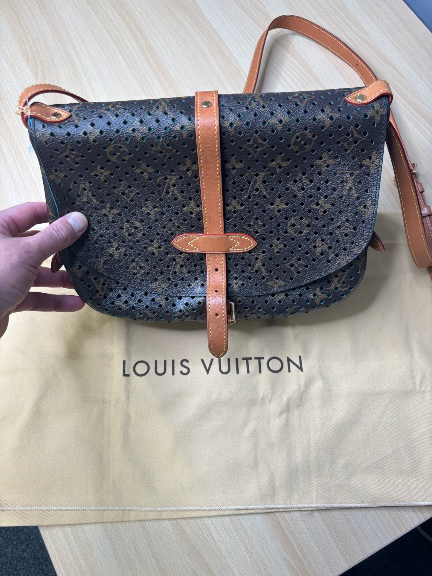 Louis Vuitton Flore Saumur 30 Handbag K17