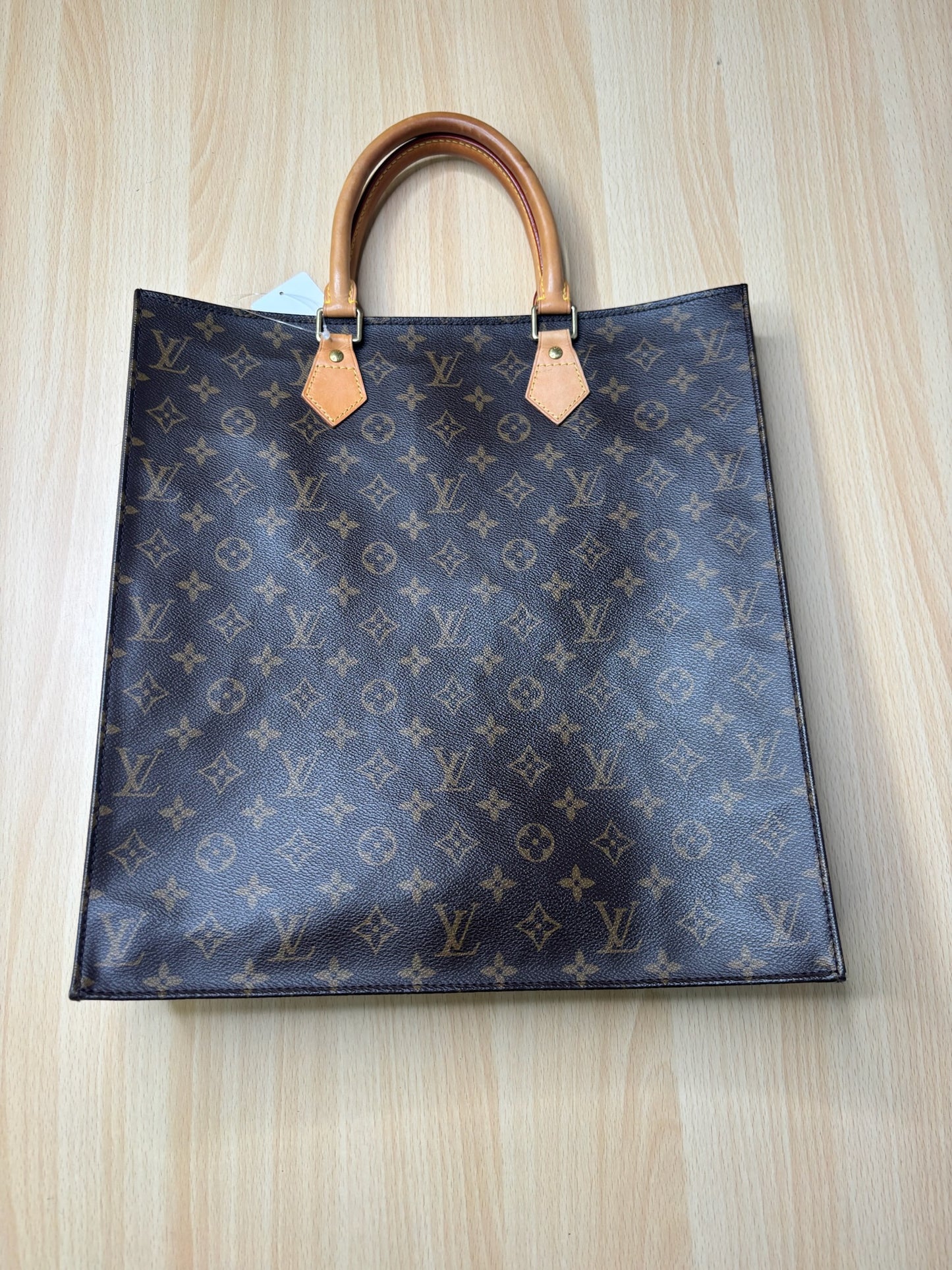 Louis Vuitton Monogram Sac Plat Tote K30