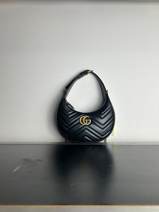 Gucci GG Marmont Half-Moon Mini Bag
