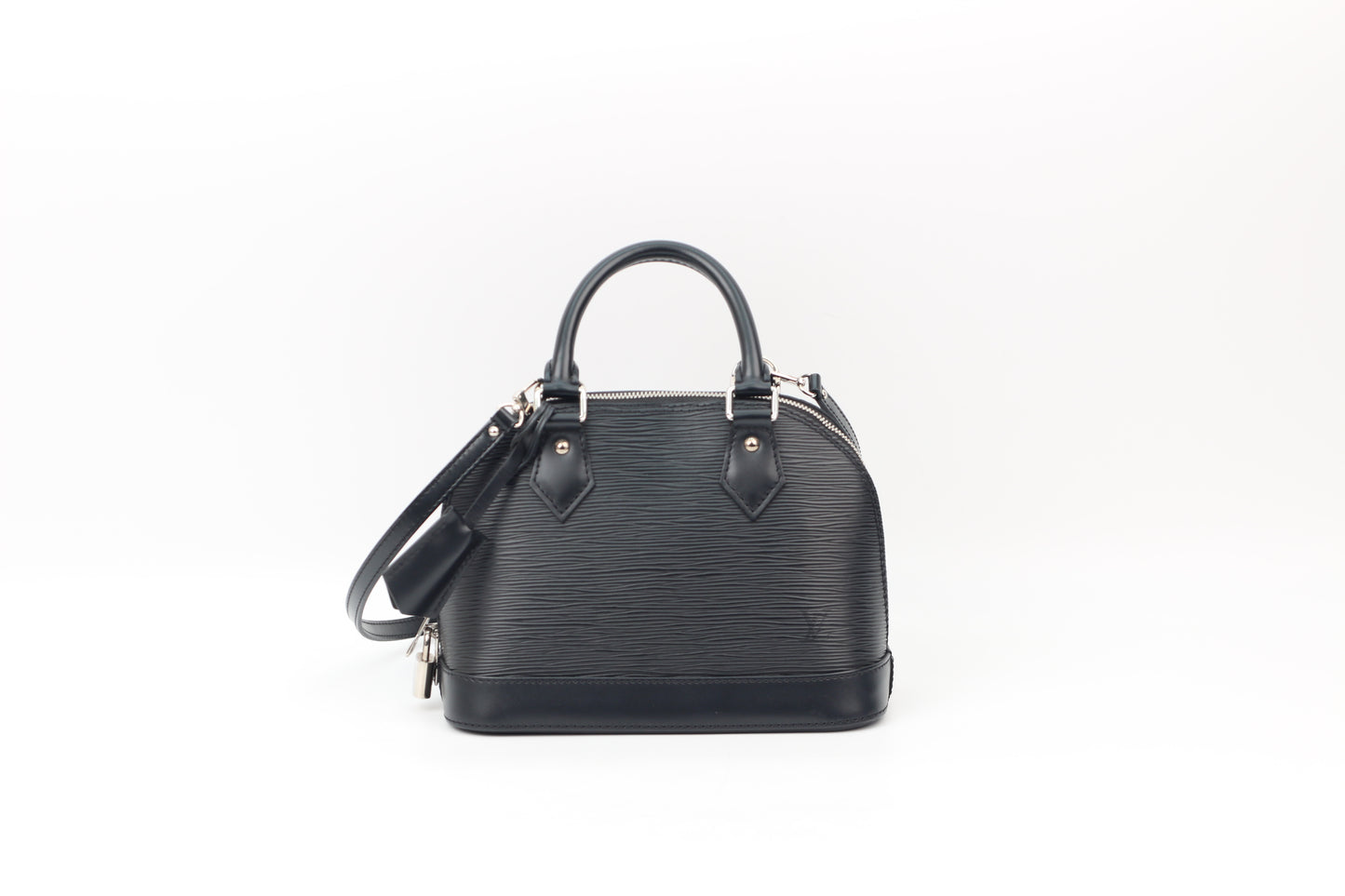 Louis Vuitton Black Leather Epi Alma BB Shoulder Bag M40862 (V012185326HB)