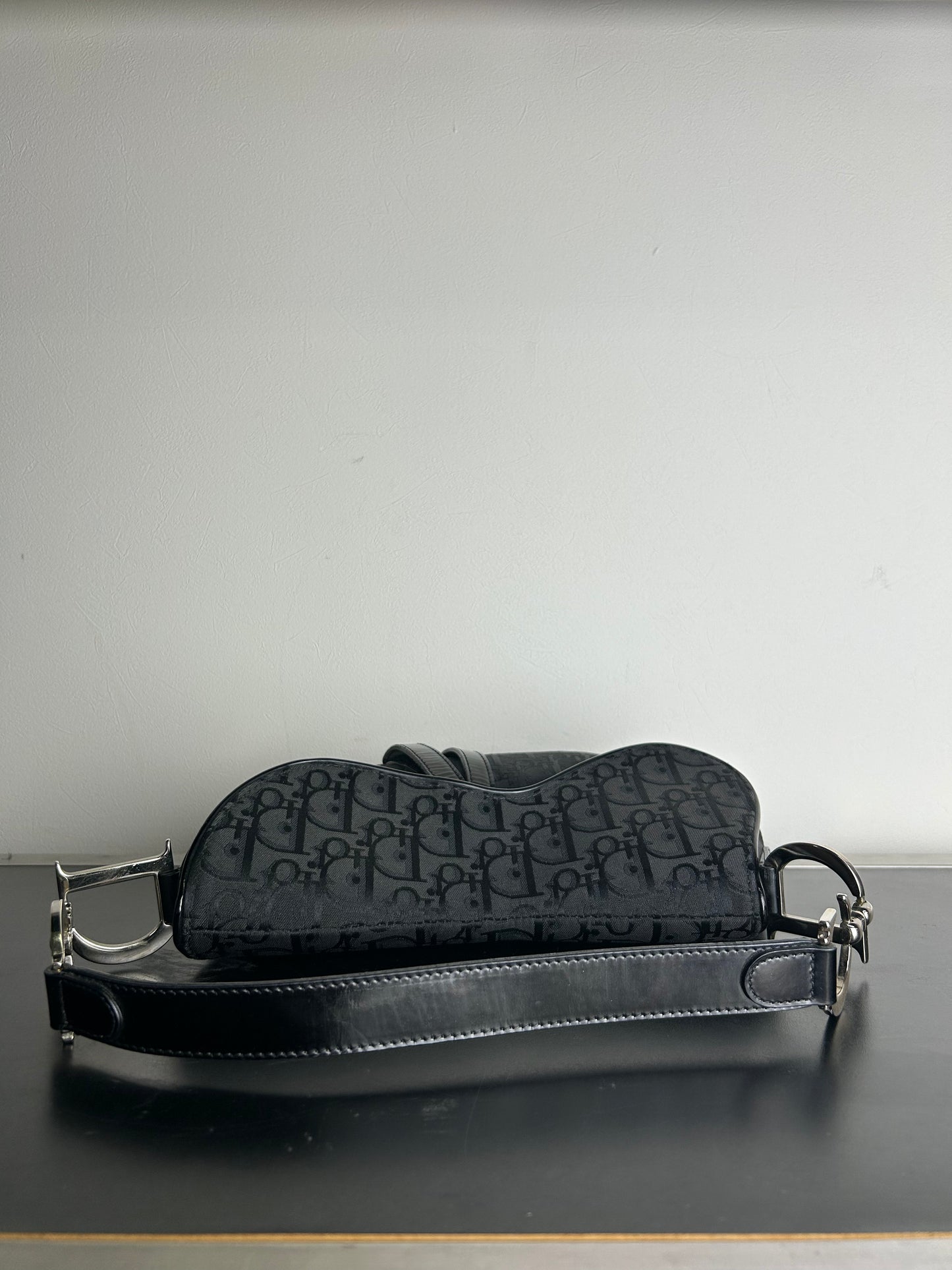 Dior Saddle Bag black Dior Oblique jacquard canvas