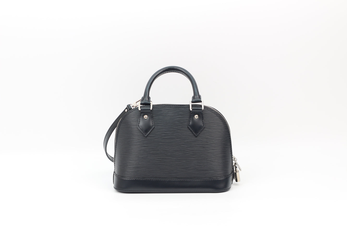 Louis Vuitton Black Leather Epi Alma BB Shoulder Bag M40862 (V012185326HB)