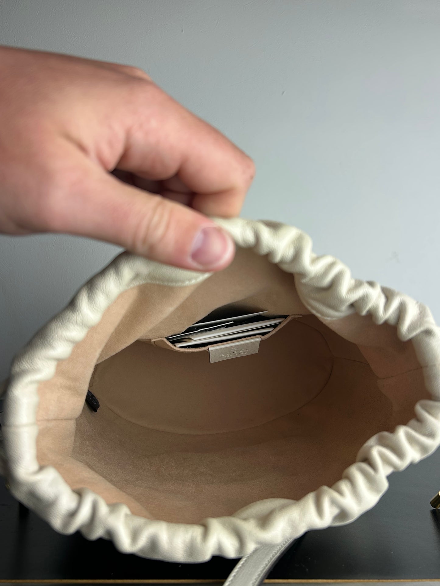 Gucci 1955 Horsebit GG Supreme canvas Bucket Bag