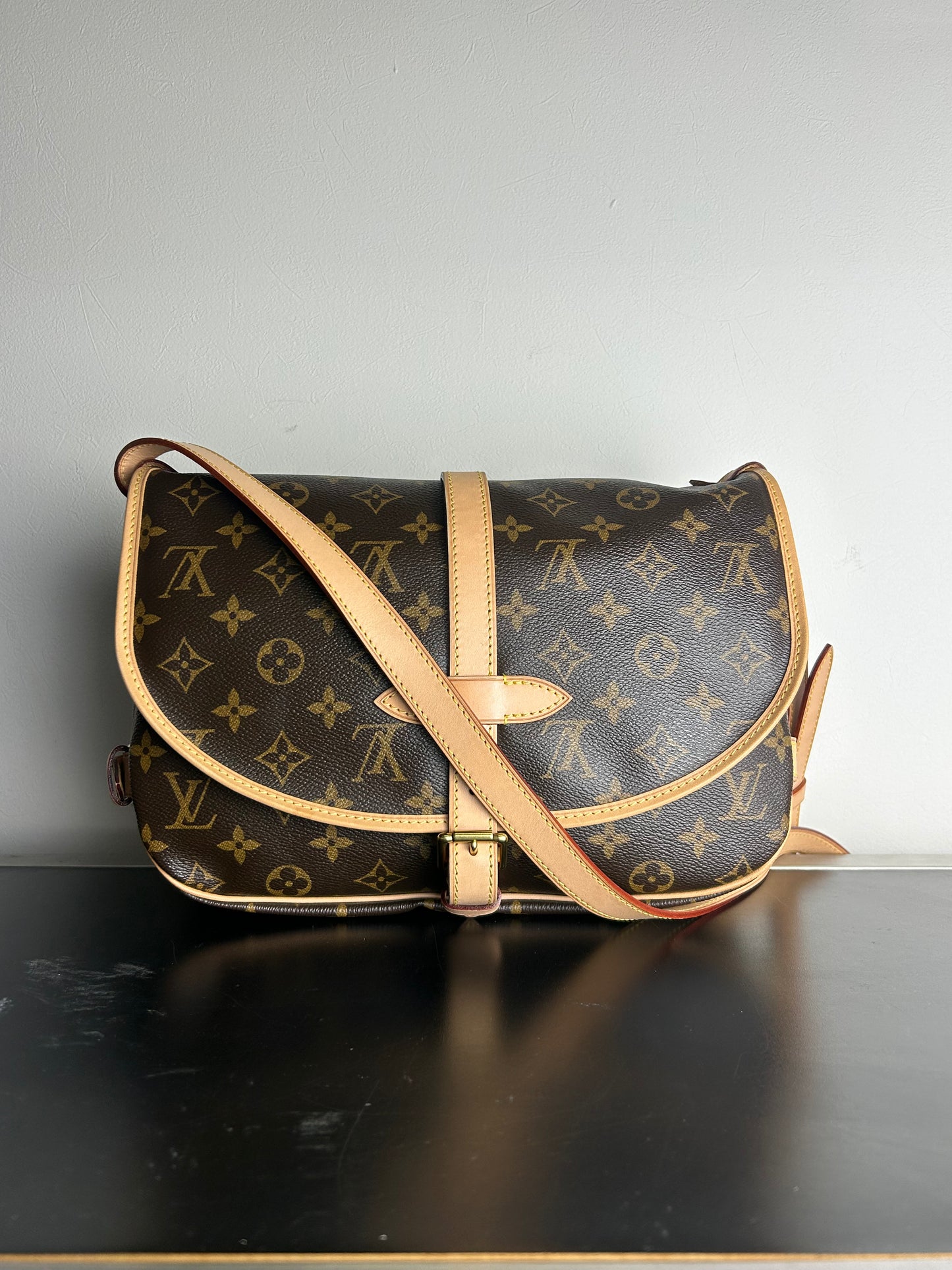 Louis Vuitton Monogram Saumur Messenger Bag