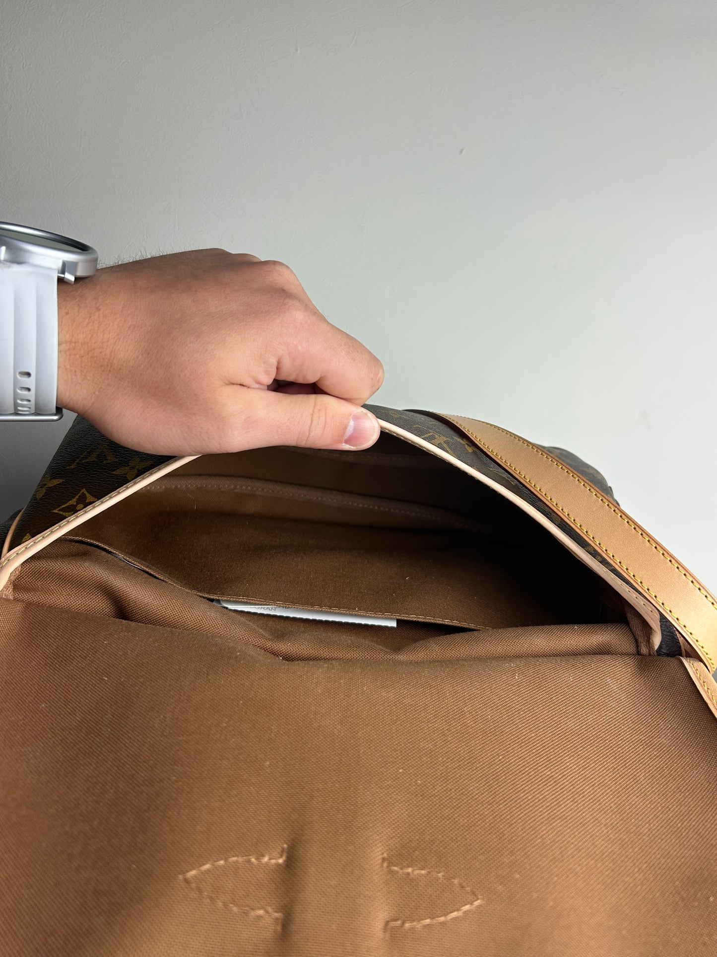 Louis Vuitton Monogram Saumur Messenger Bag