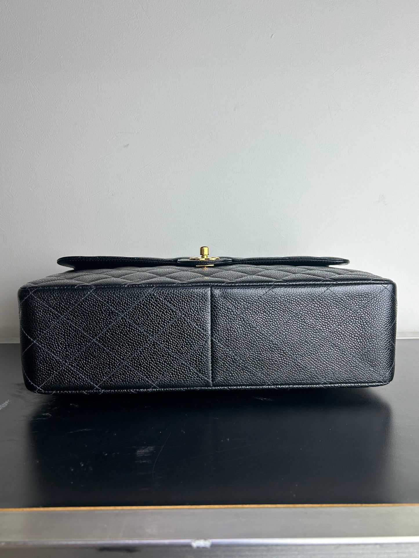 Chanel Classic Flap Bag black caviar leather