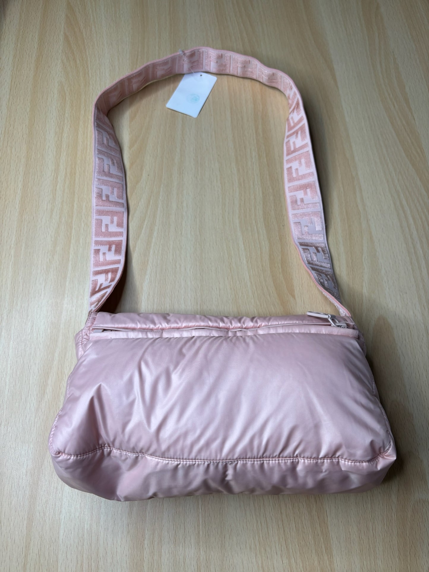 Fendi Baguette Shoulder Bag Pink Windbreaker K57