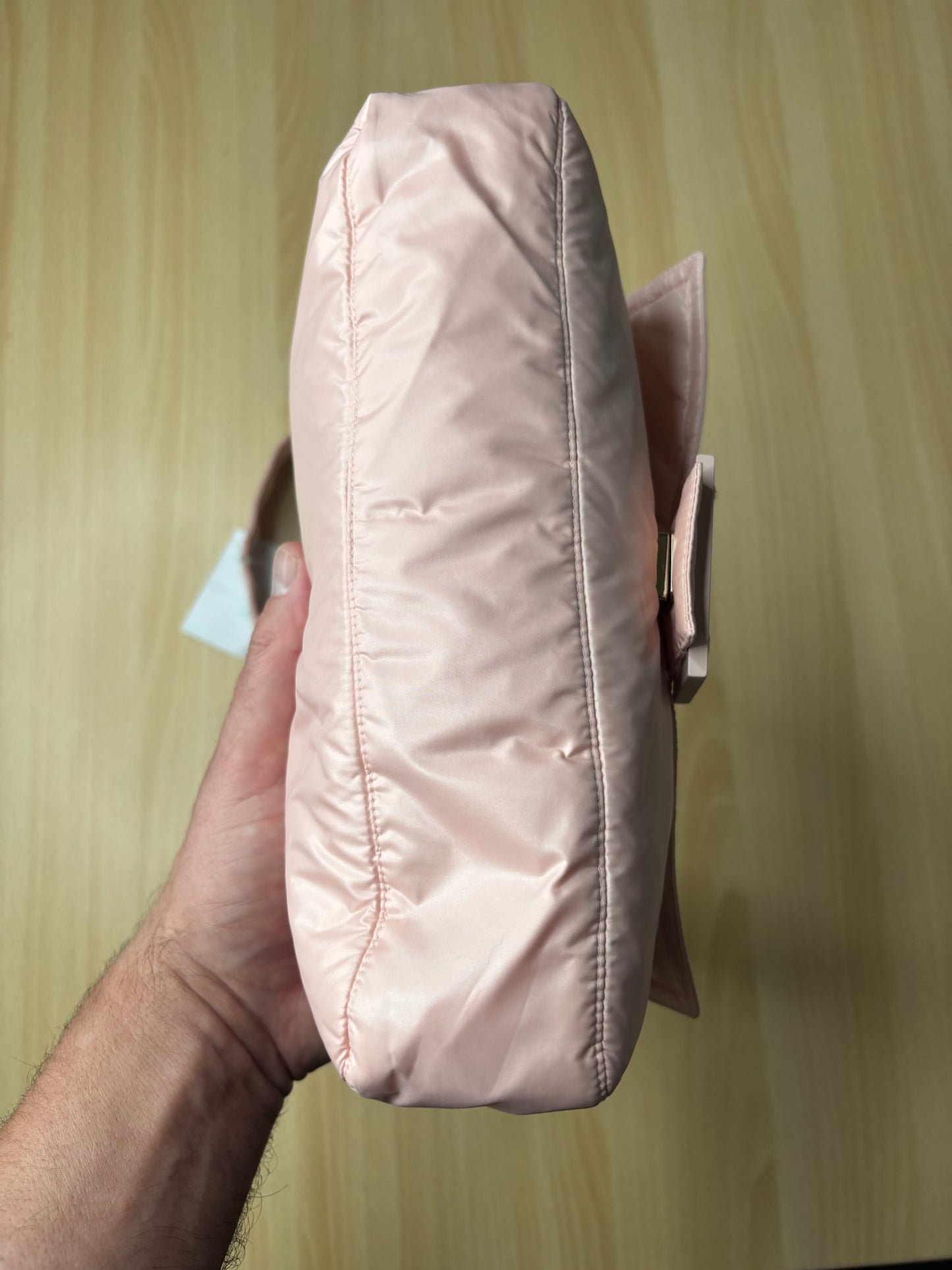 Fendi Baguette Shoulder Bag Pink Windbreaker K57