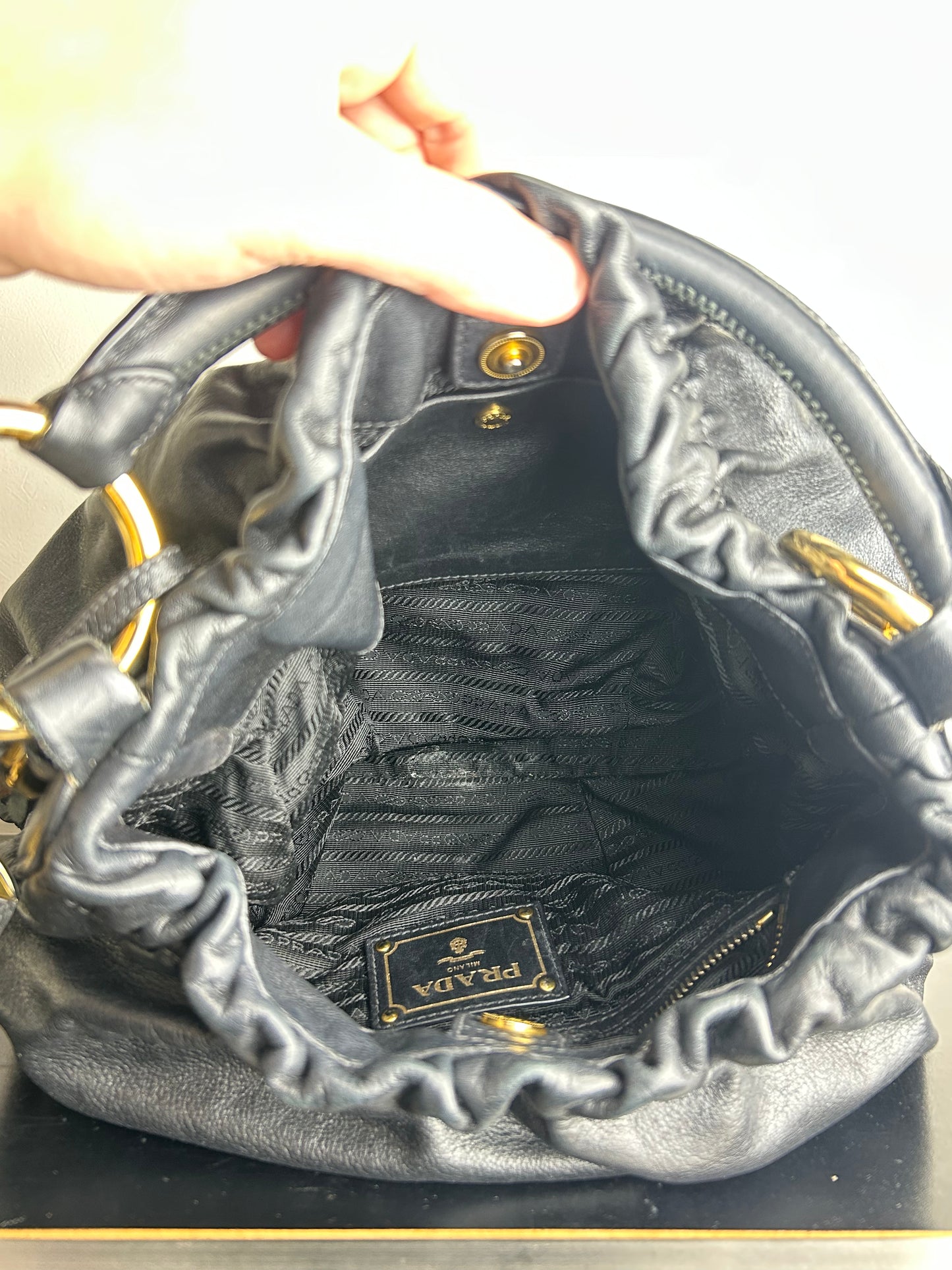 Prada Nappa Gaufre Leather handbag