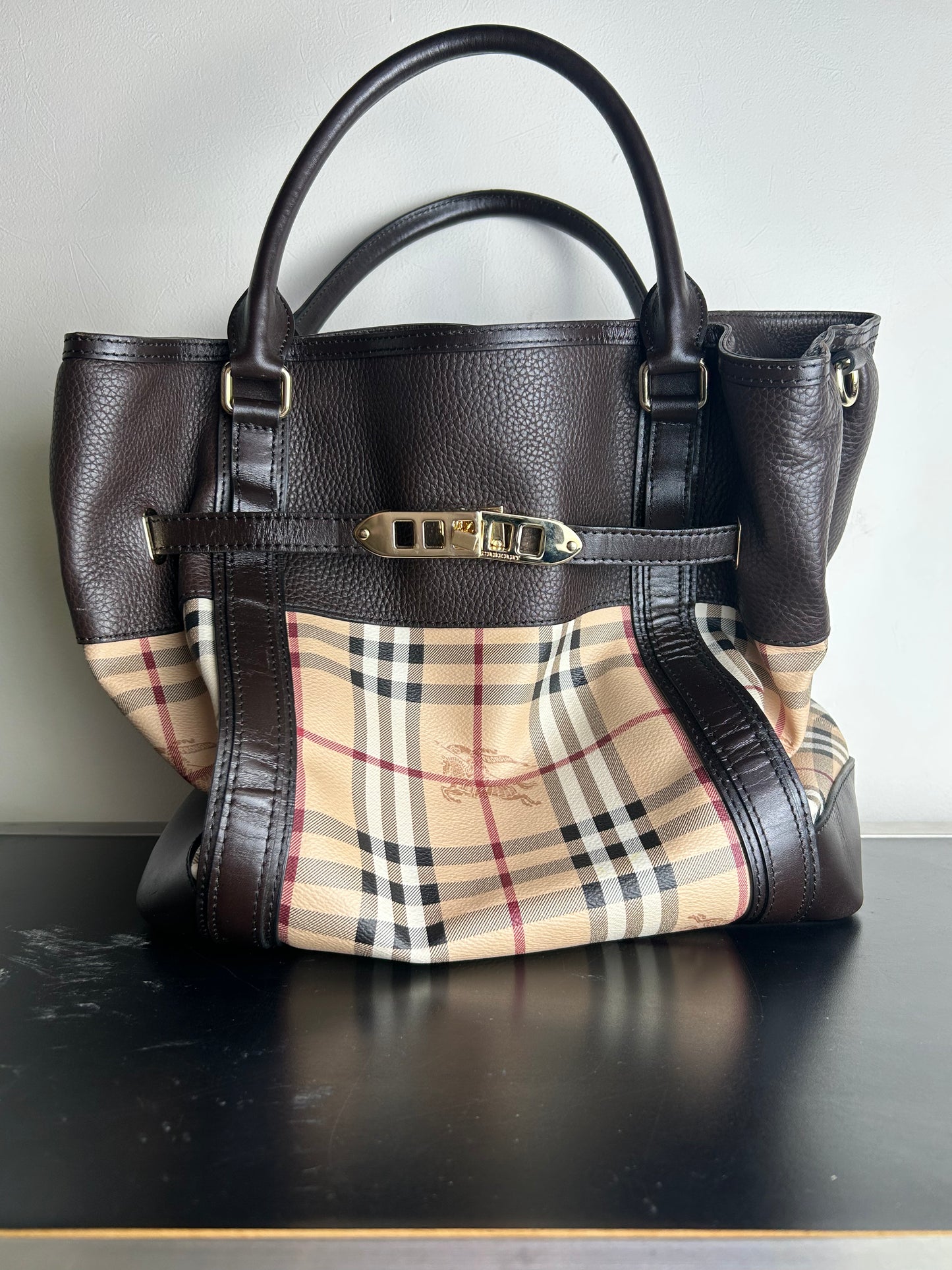 Burberry Haymarket Check tote bag