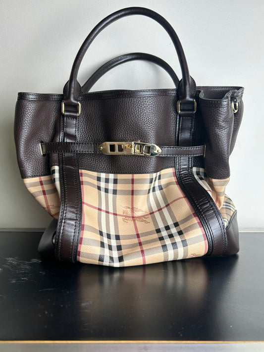 Burberry Haymarket Check tote bag