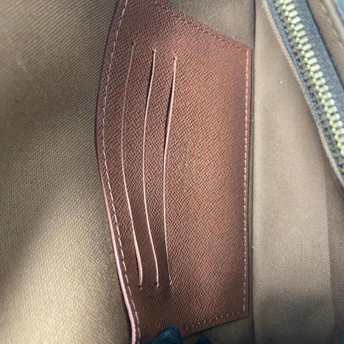 Louis Vuitton Brown PVC Monogram Wallet On Chain Ivy ONE Shoulder Bag M81911 (V012140421H)