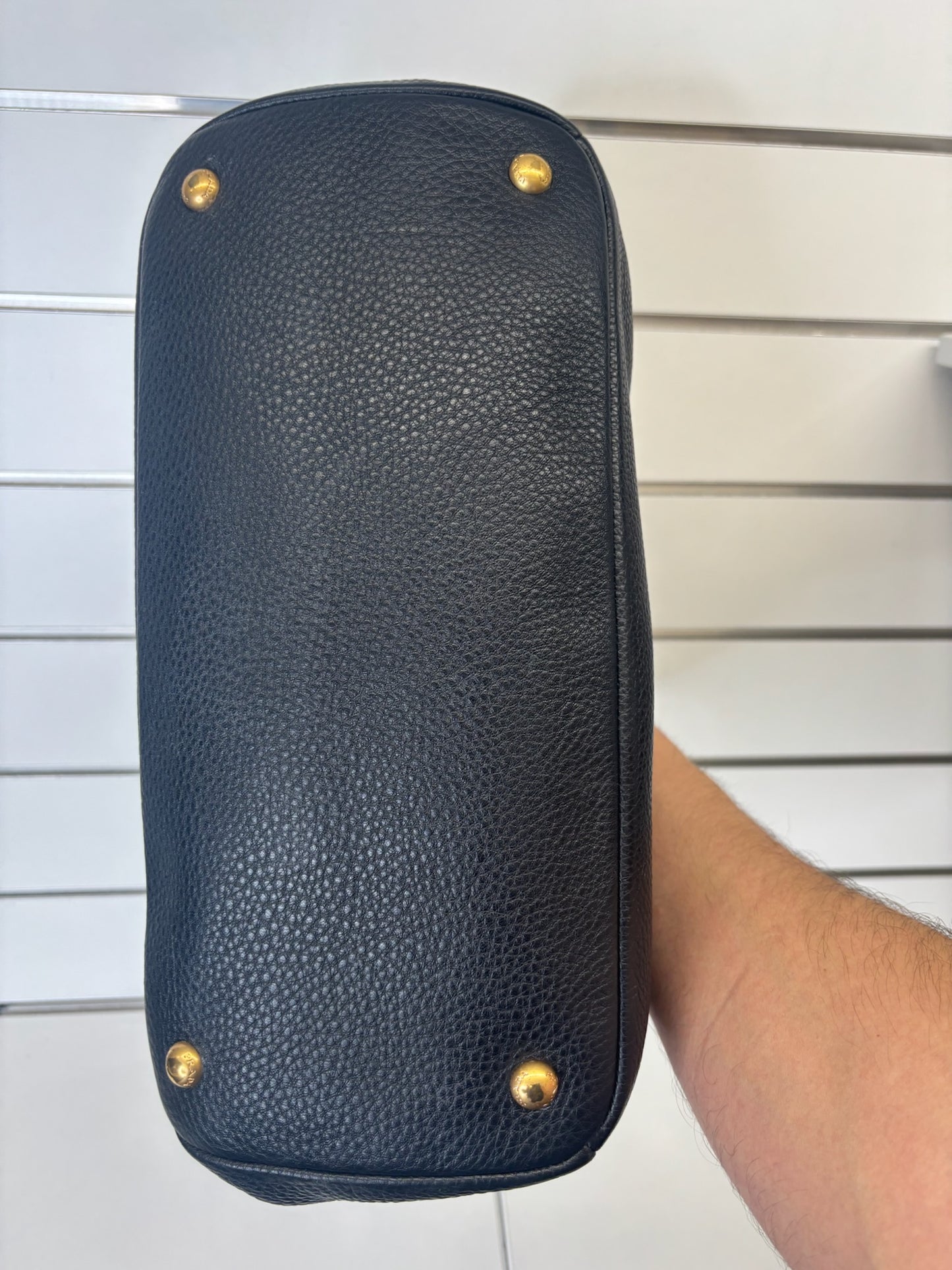 Prada Vitello Daino Tote Bag Black K66