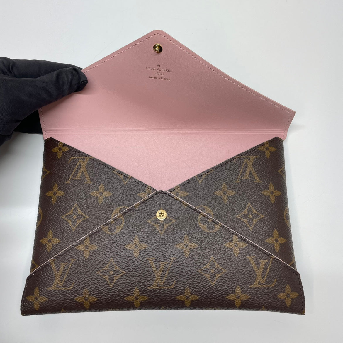 Louis Vuitton PVC Monogram Canvas Pochette Kirigami ONE Clutch M62034