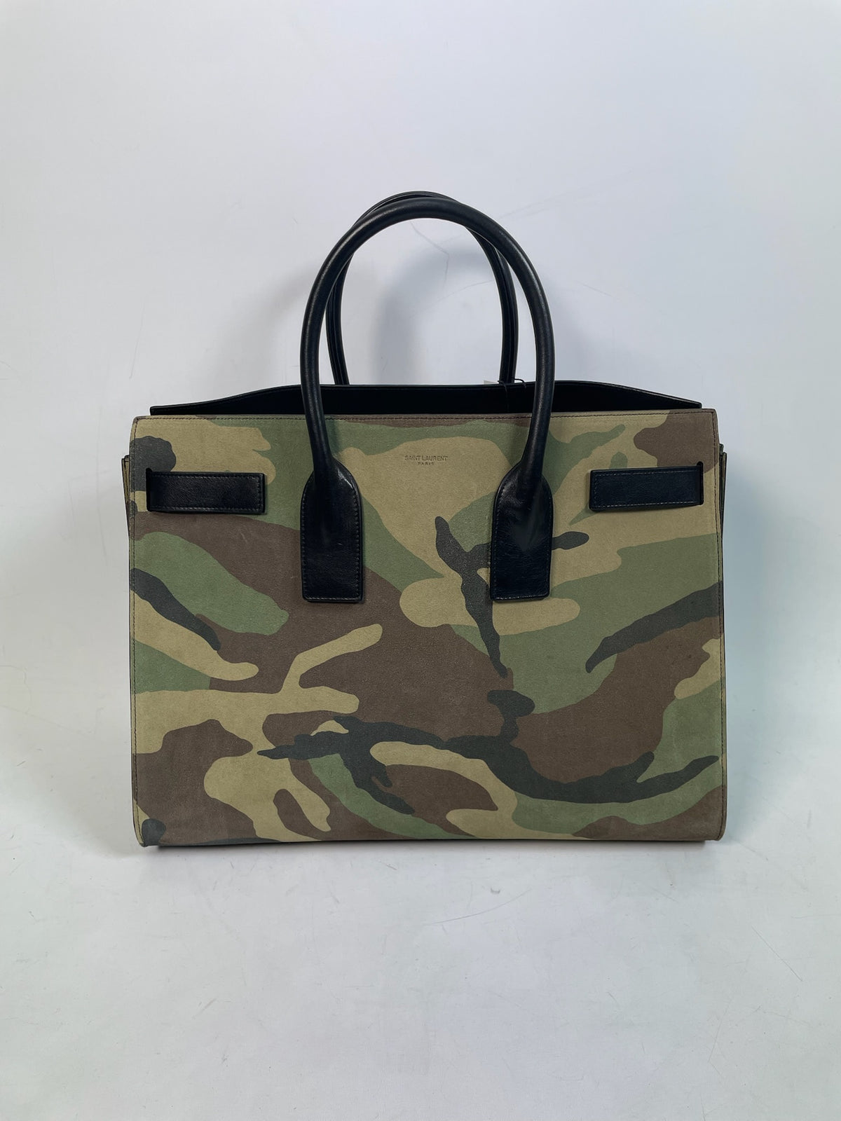 M0707-5 Saint Laurent Sac de Jour Camouflage Tote Bag