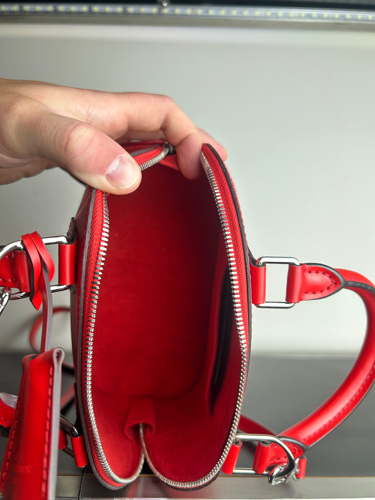Louis Vuitton Epi leather Alma BB