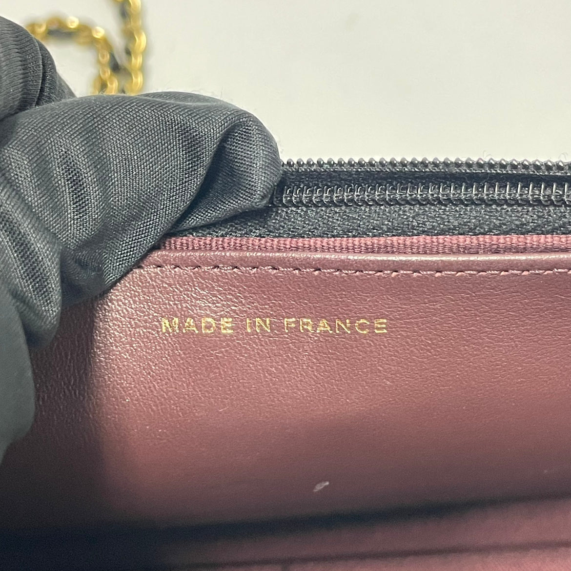 Chanel Black Caviar Skin Wallet On Chain ONE Crossbody Bag A33814 (V38190418H)