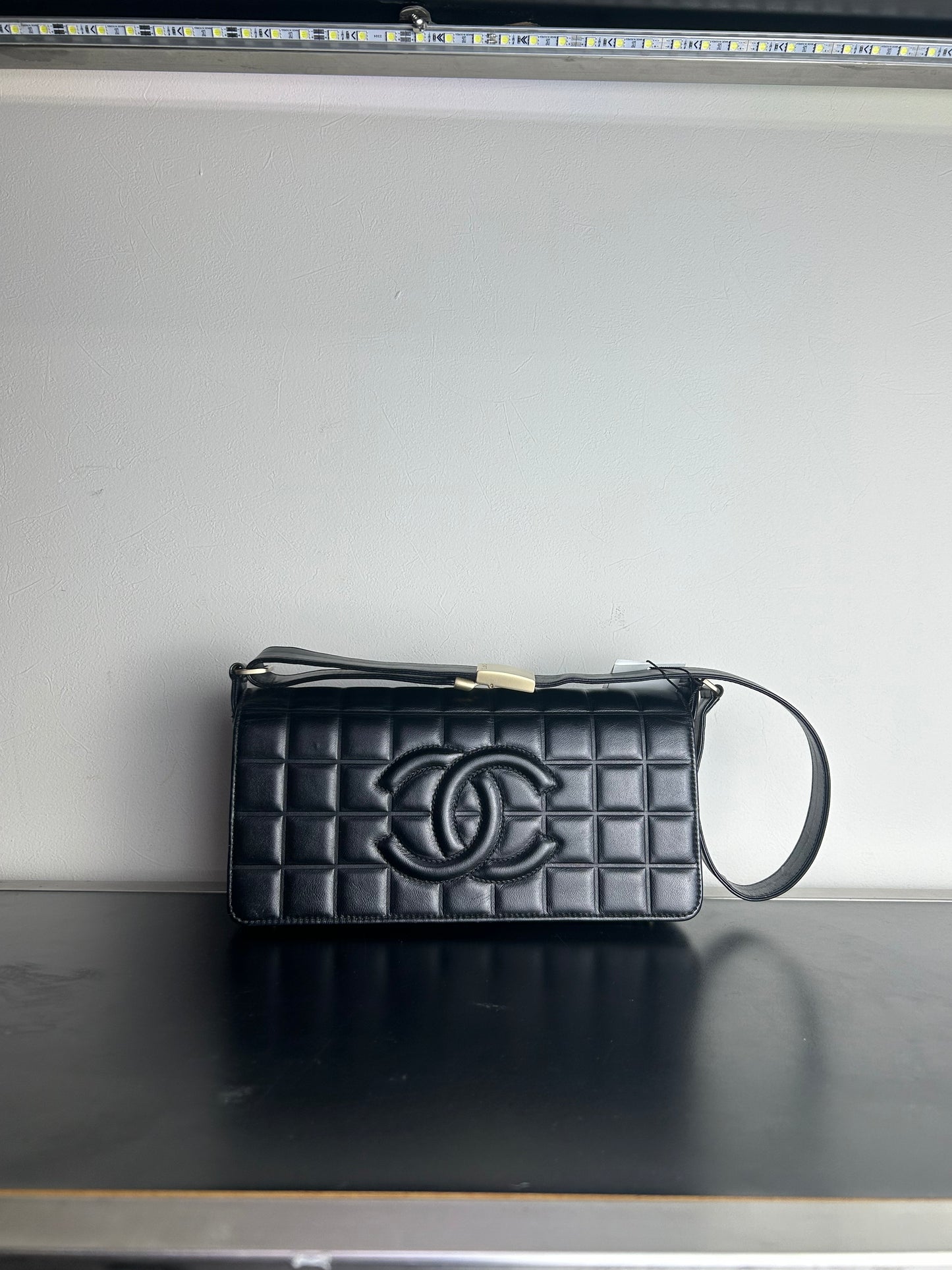 Chanel Chocolate Bar CC Shoulder Bag