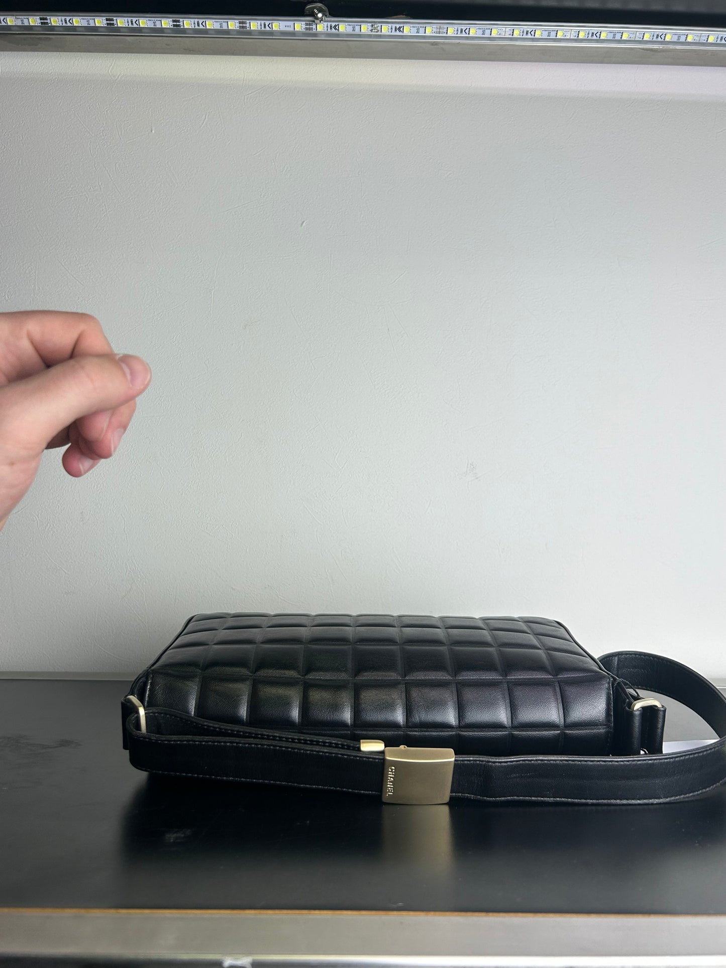 Chanel Chocolate Bar CC Shoulder Bag
