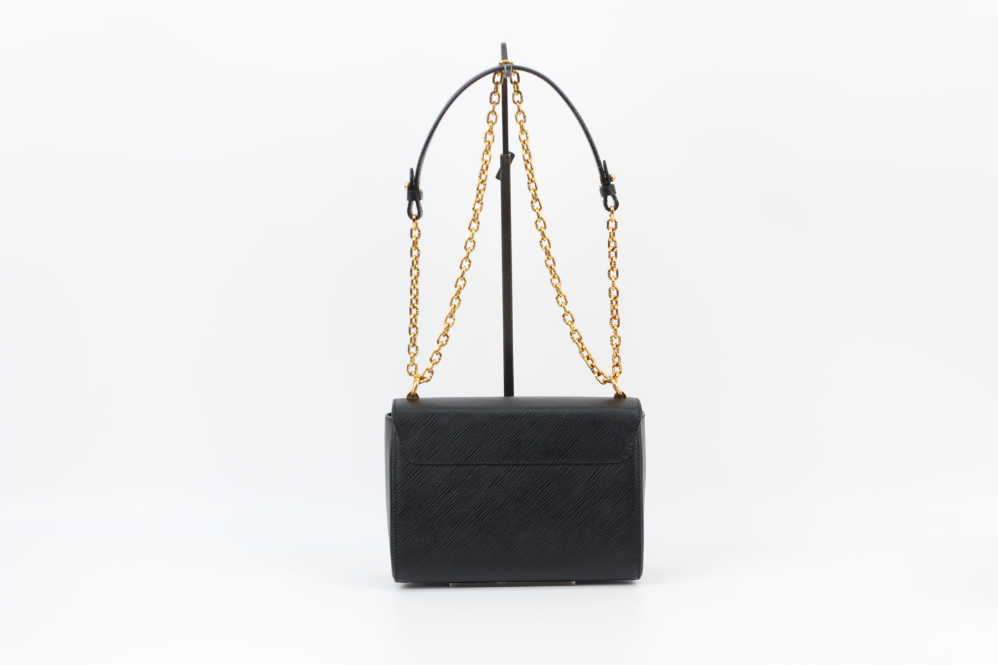 Louis Vuitton Black Leather Epi Twist MM Tote Bag M58715 (B12175826HC)