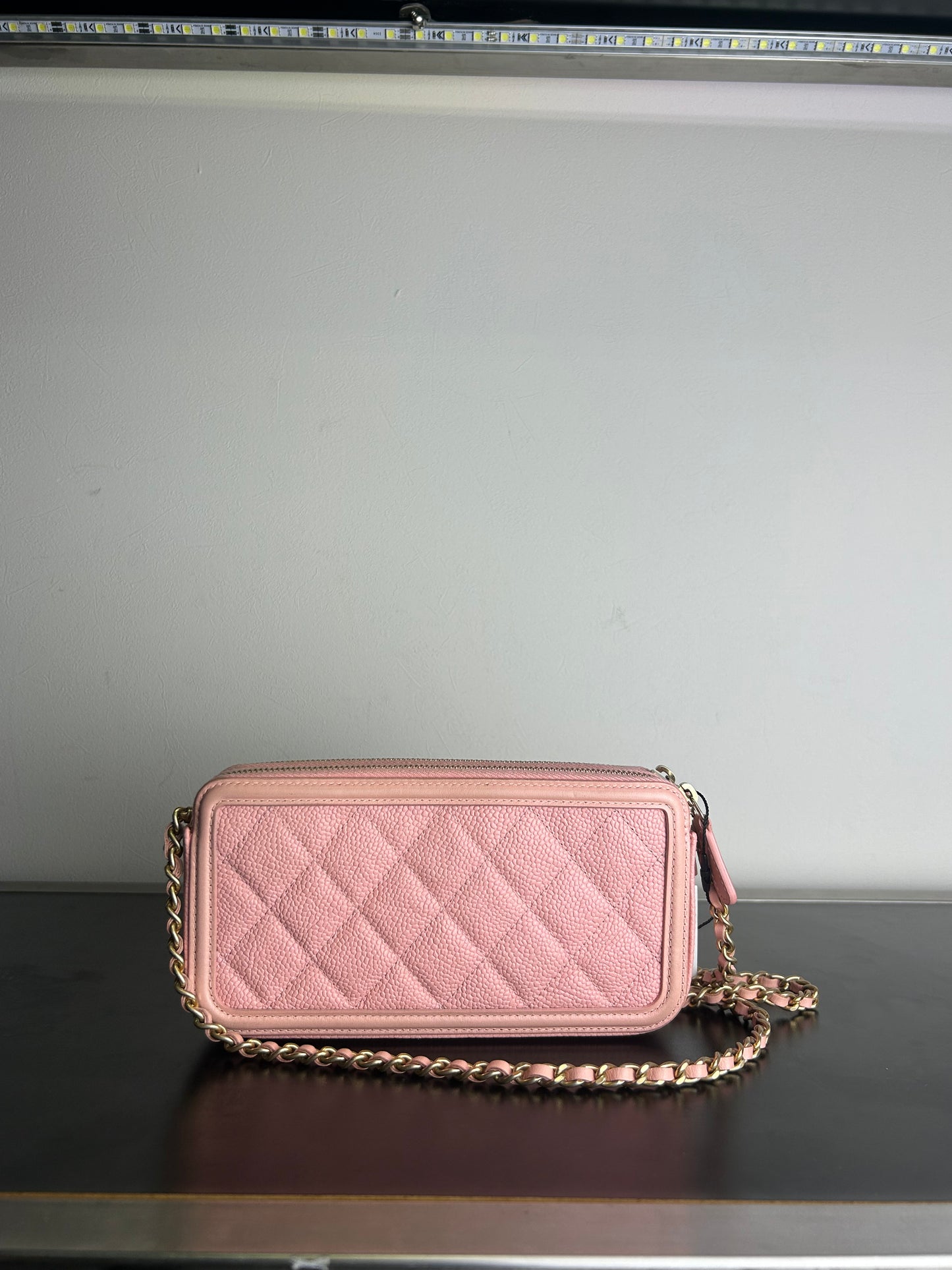 Chanel CC Filigree Vanity Case / Camera Bag