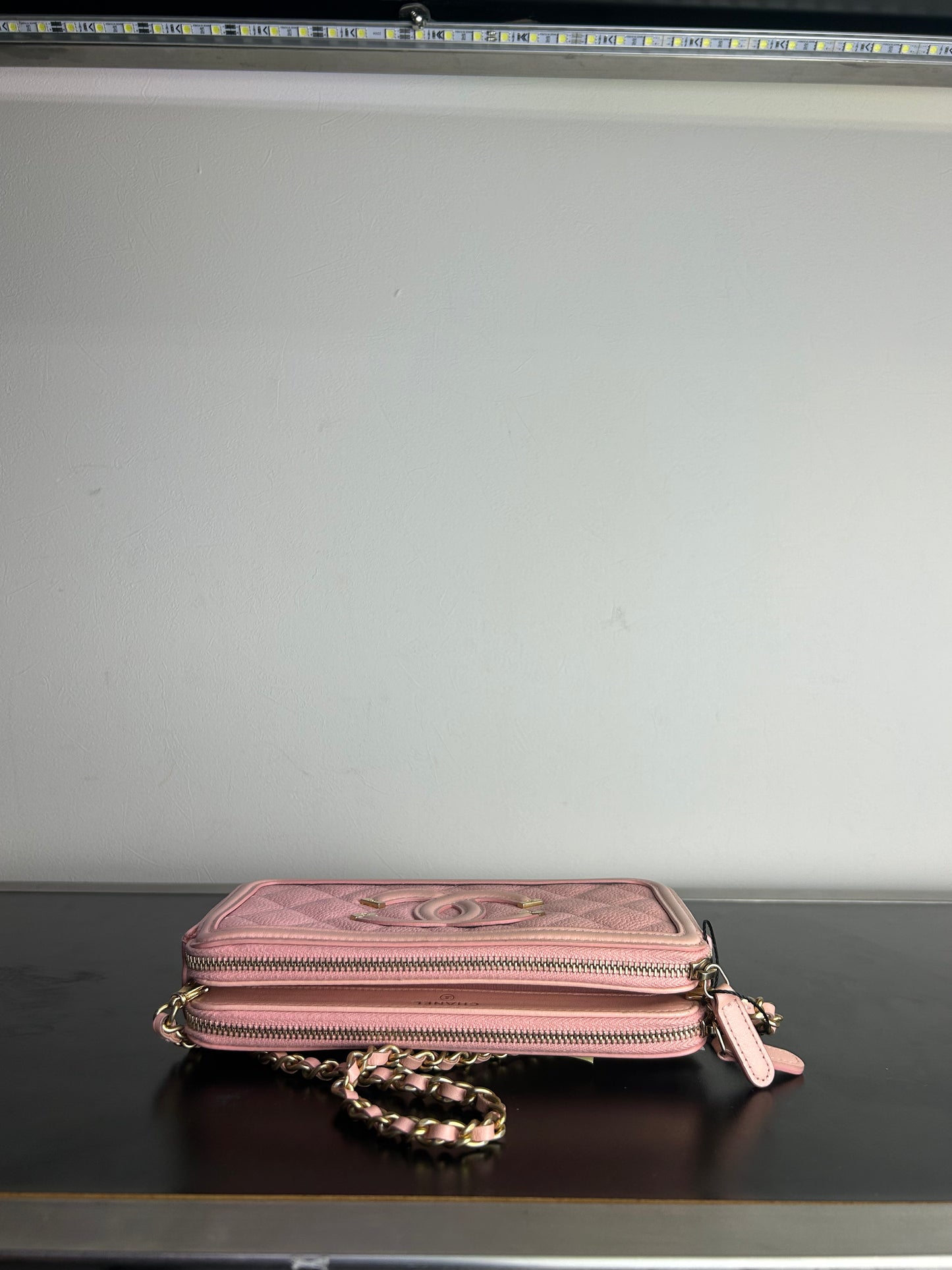 Chanel CC Filigree Vanity Case / Camera Bag