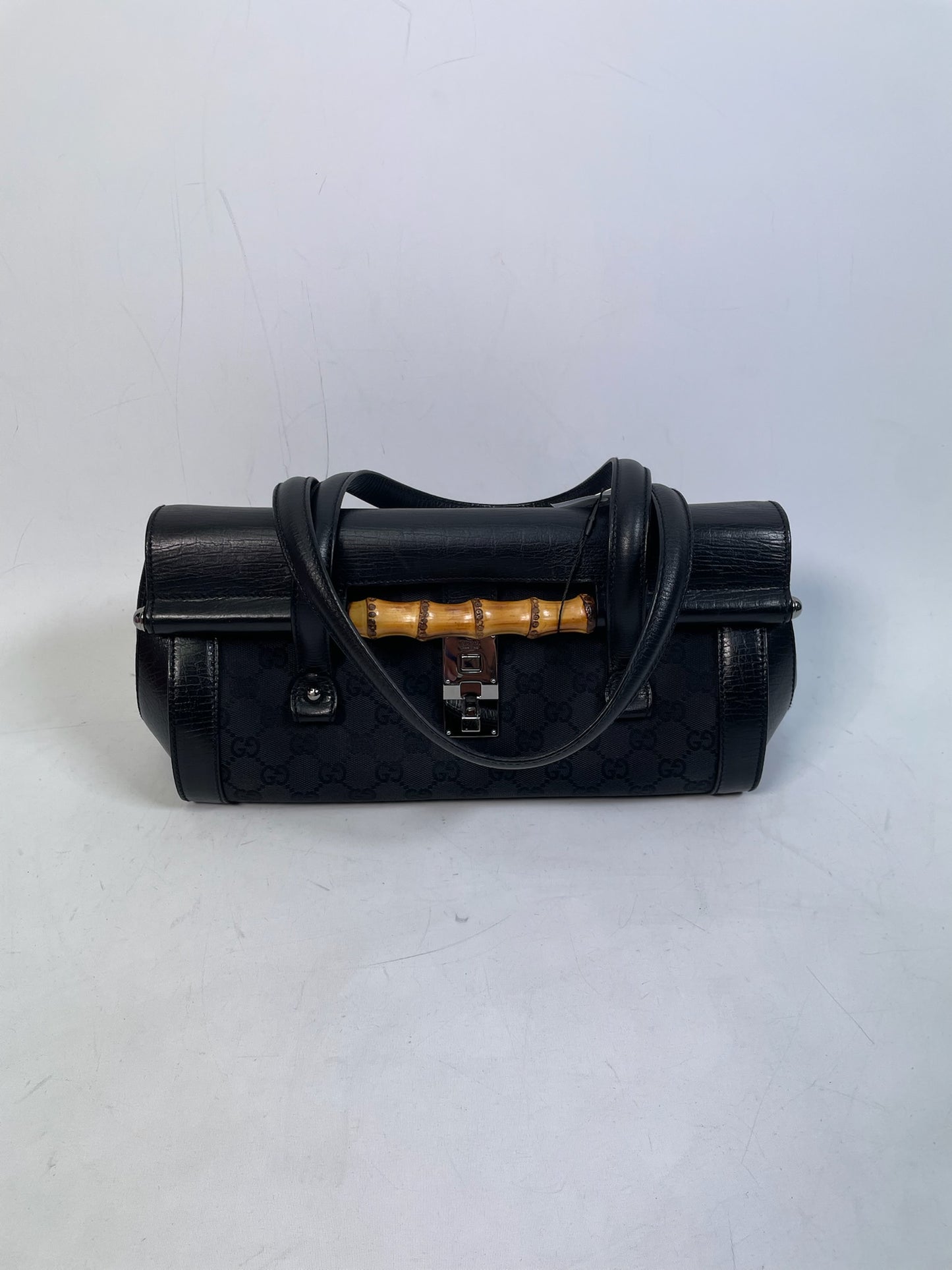 M0707-49 Gucci Monogram Bamboo Bullet Bag