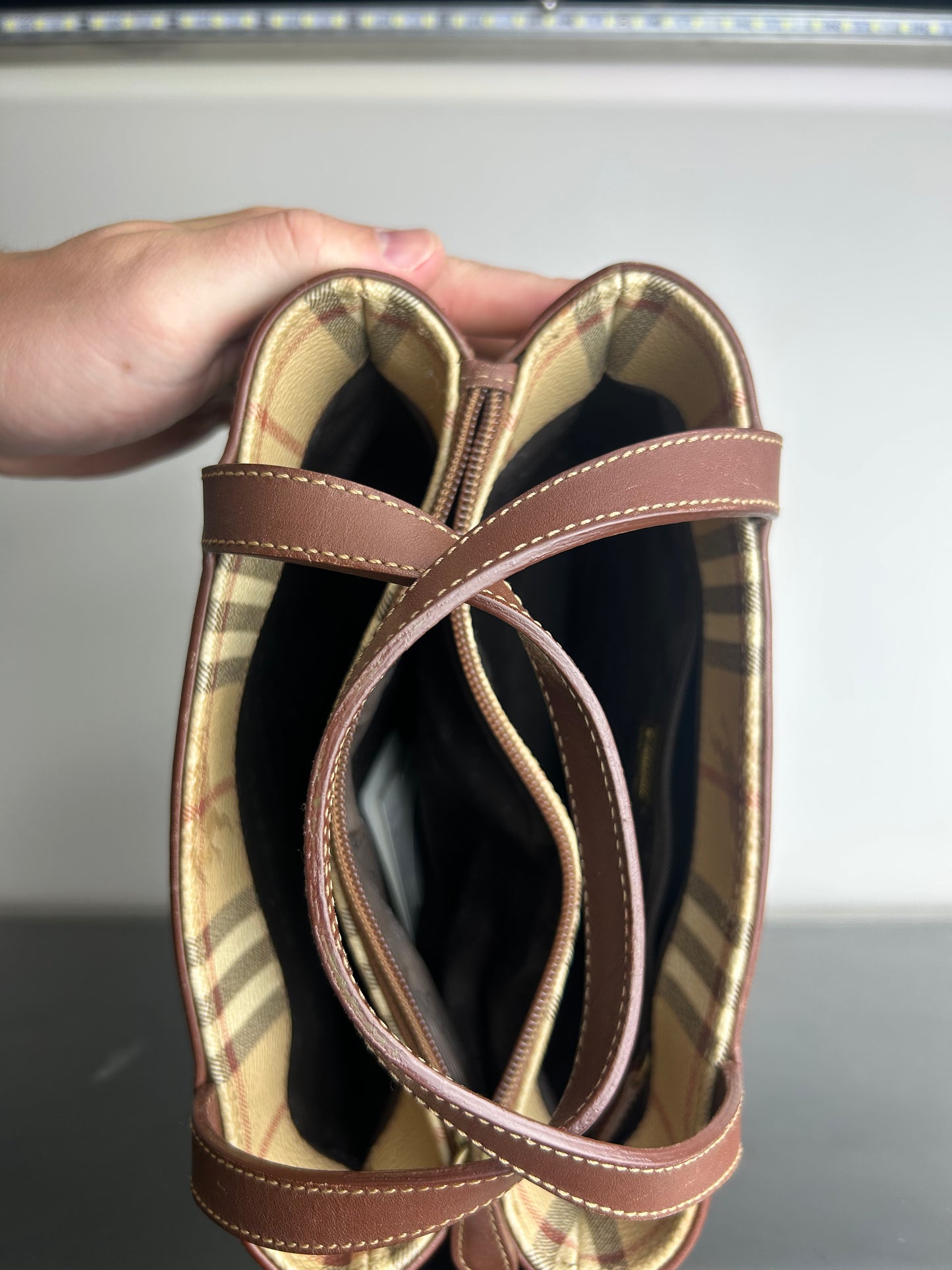Burberry Nova Check Mini Tote