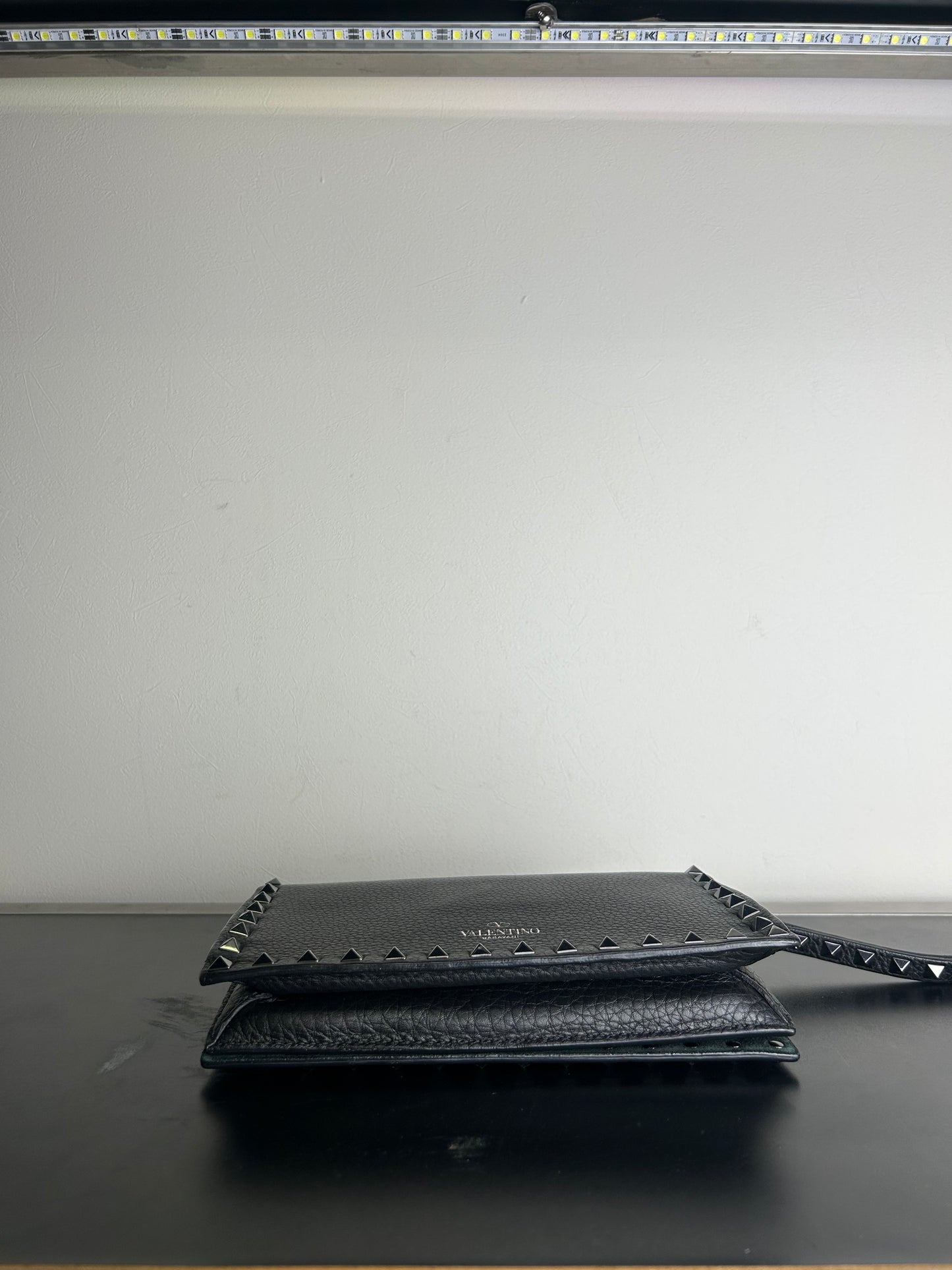 Valentino Rockstud Wristlet Clutch