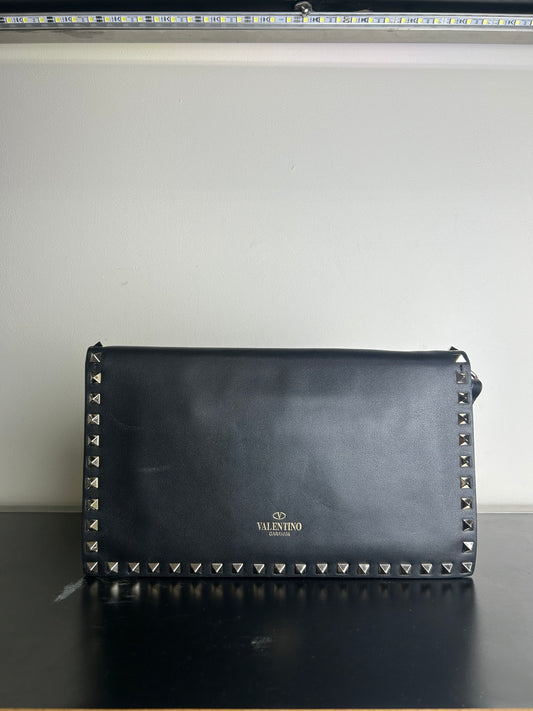 Valentino Rockstud Zip Pouch