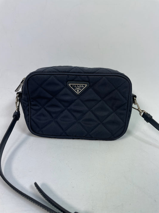 M0707-70 Prada Quilted Nylon Shoulder Bag