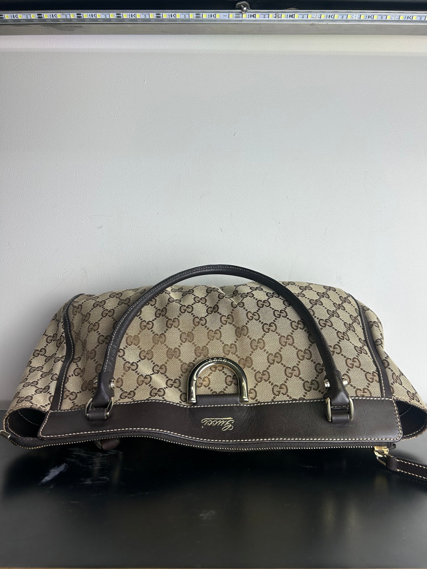 Gucci GG Canvas D-Ring Tote