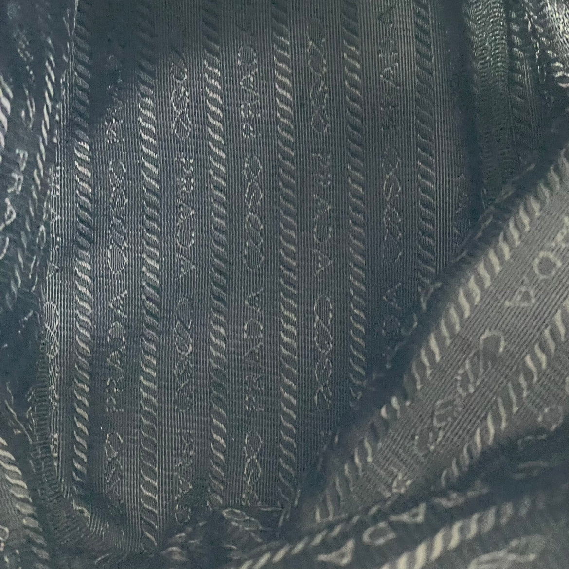Prada Black Re-Nylon Triangle Logo Bucket ONE Pouch 1NS369