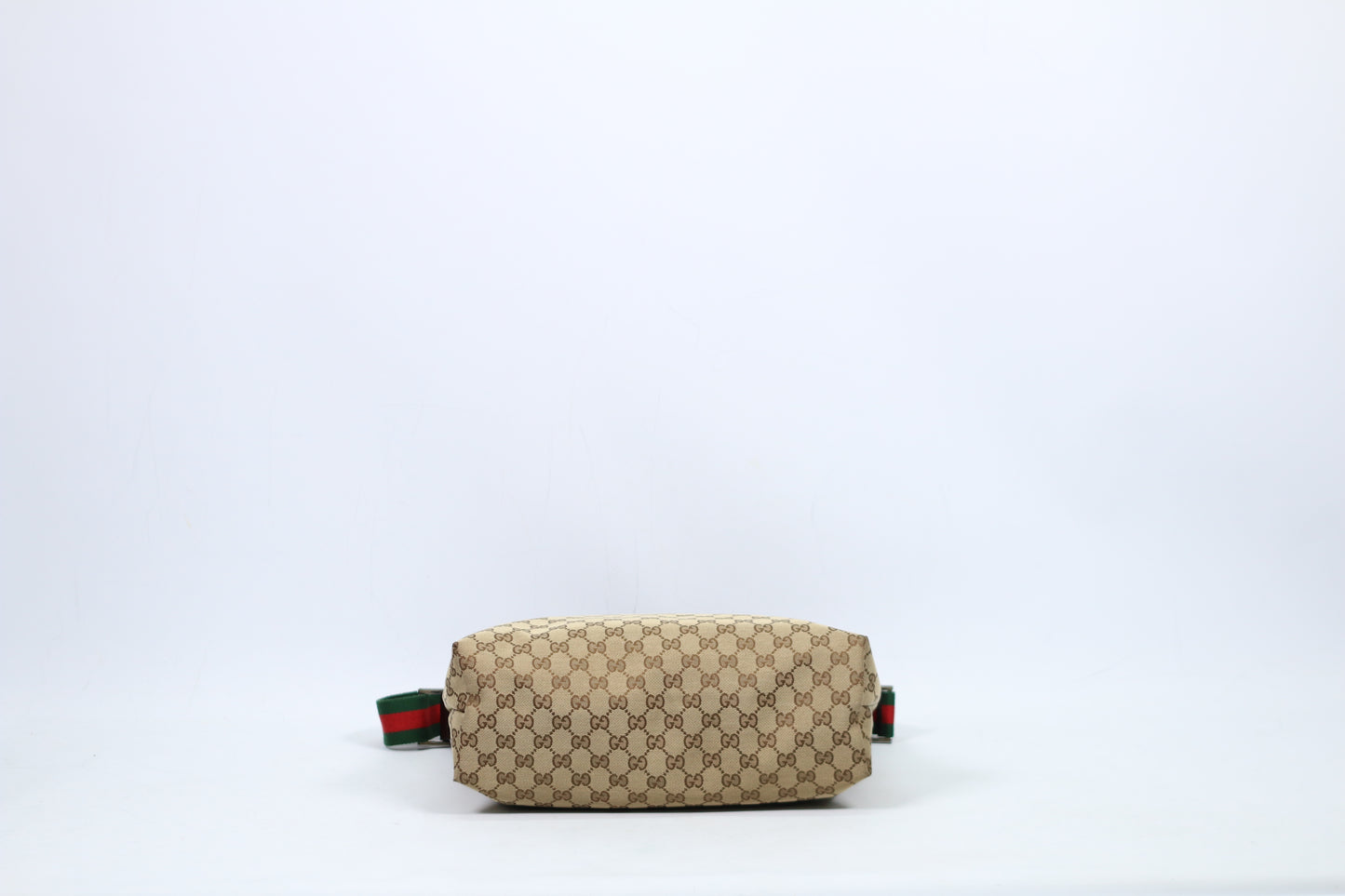 Gucci Brown Jacquard GG Tricolor Strap ONE Crossbody Bag 189751