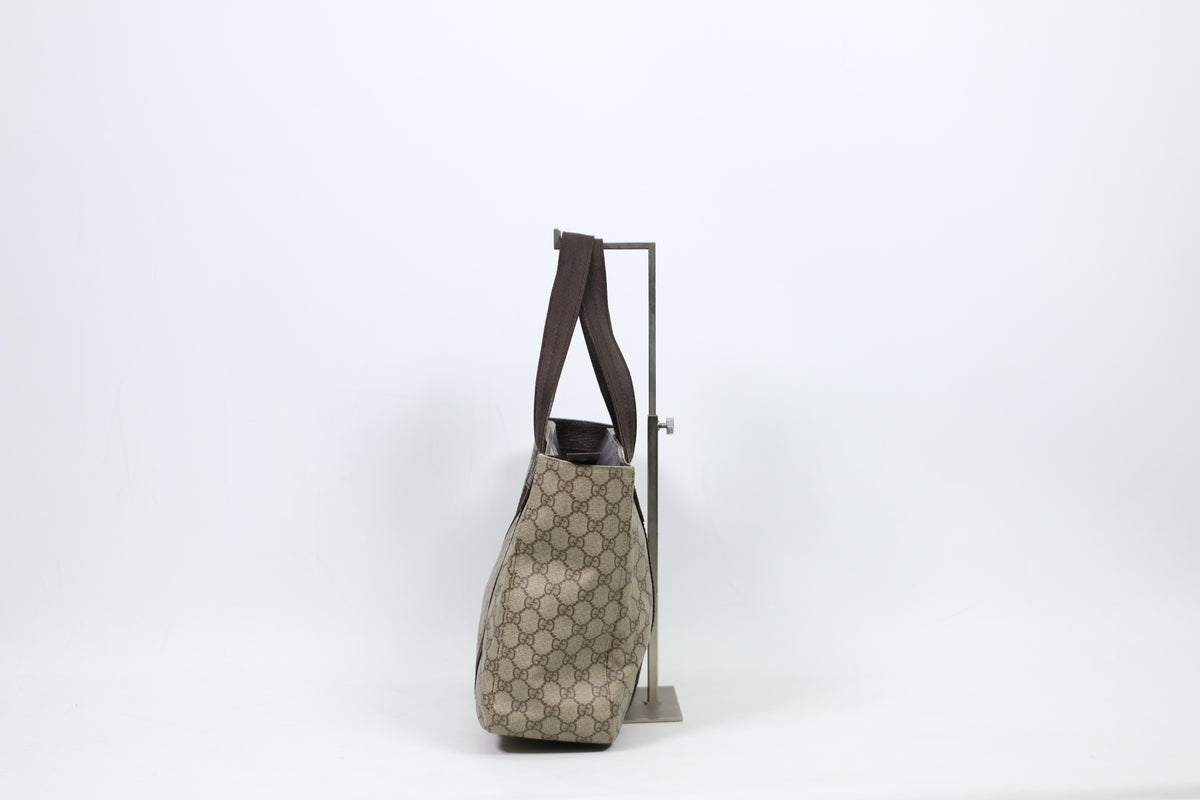 Gucci Brown PVC GG Shoulder Bag 141624