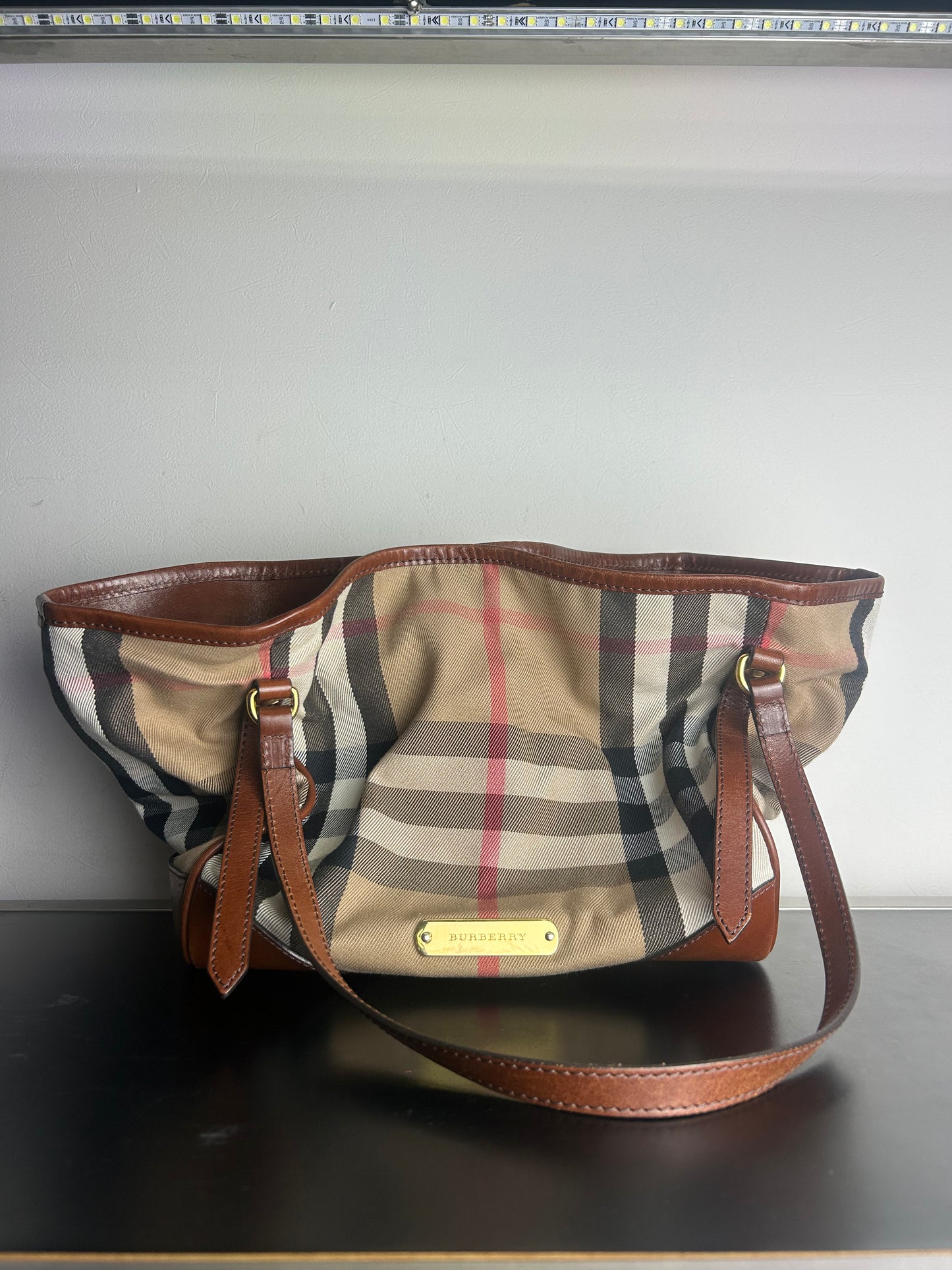 Burberry Nova Check Tote Bag