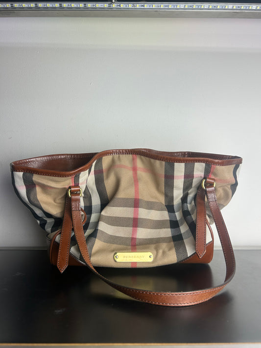 Burberry Nova Check Tote Bag