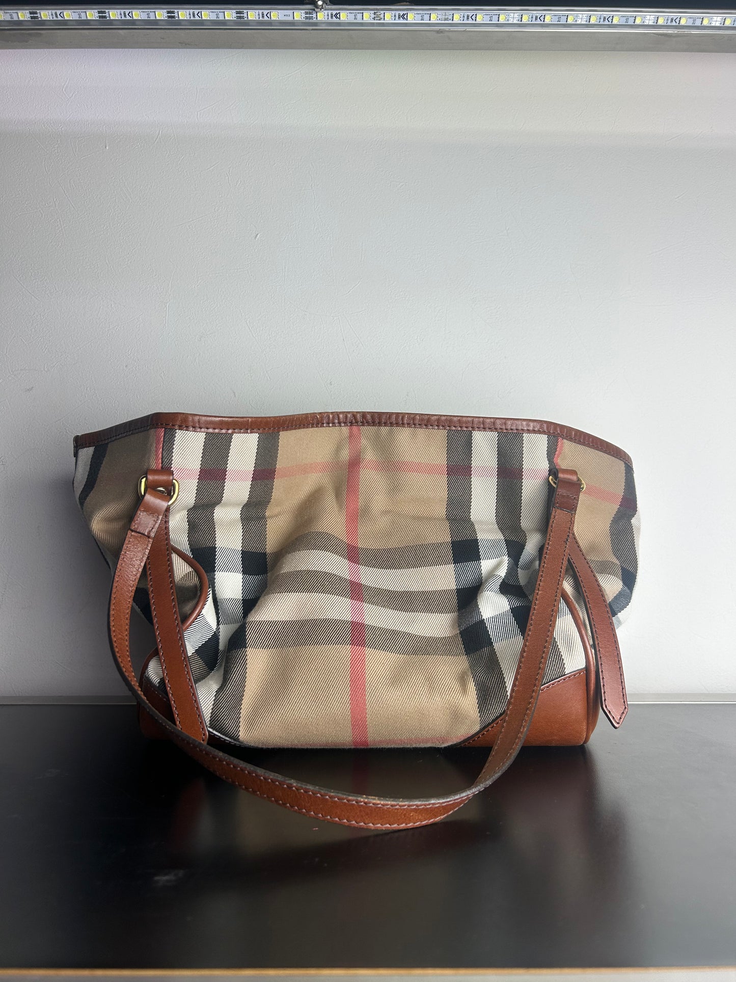 Burberry Nova Check Tote Bag