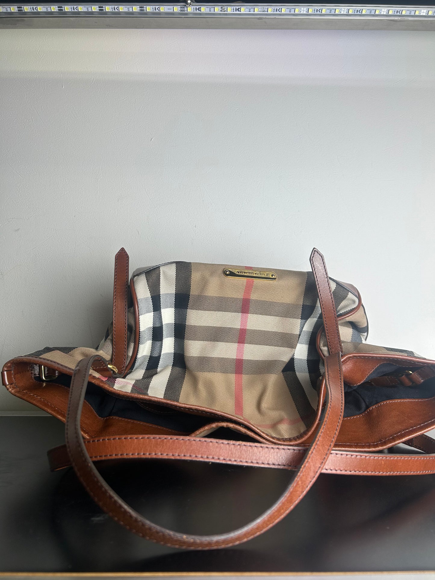 Burberry Nova Check Tote Bag