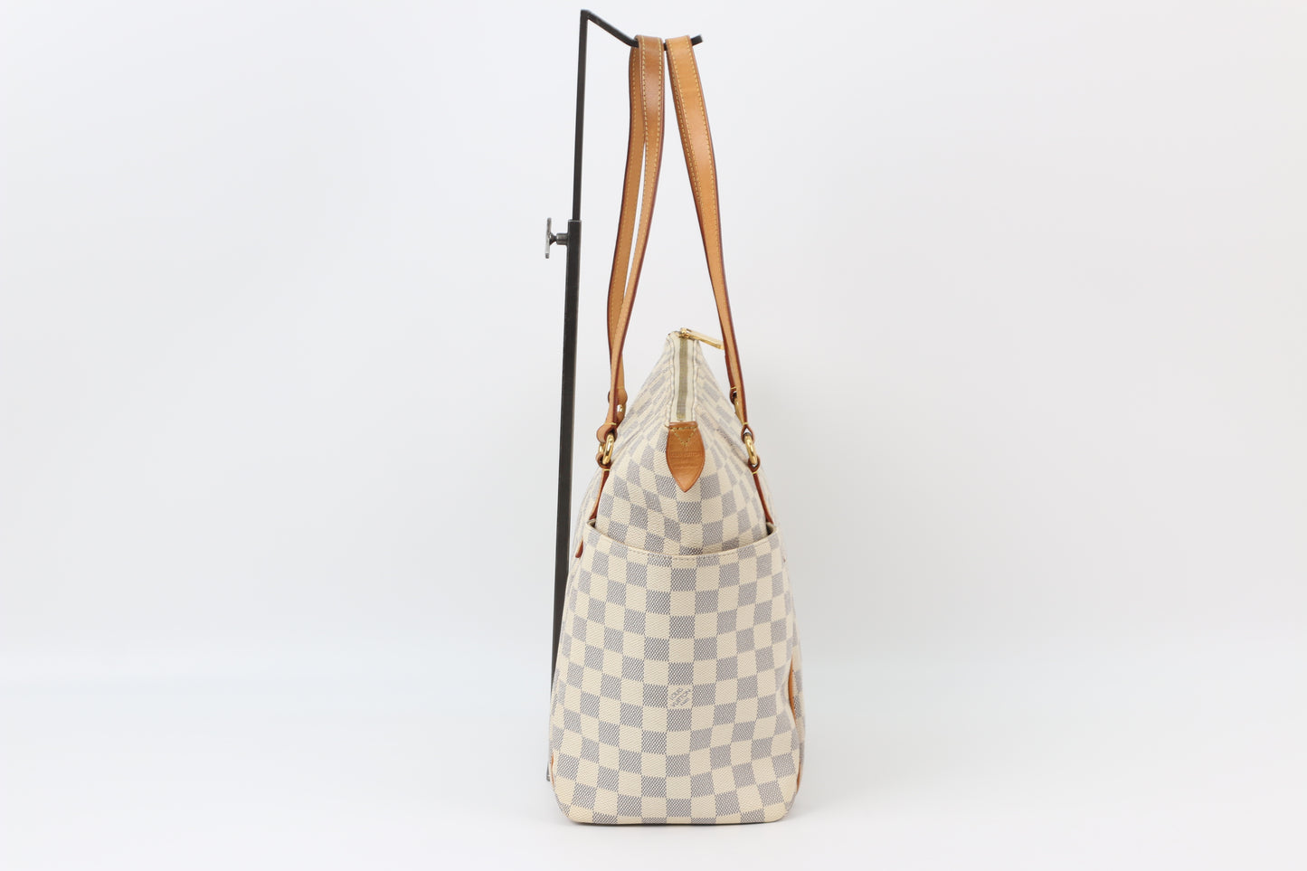Louis Vuitton Azur Damier Canvas Totally MM Shoulder Bag N51262 (B012551227H)