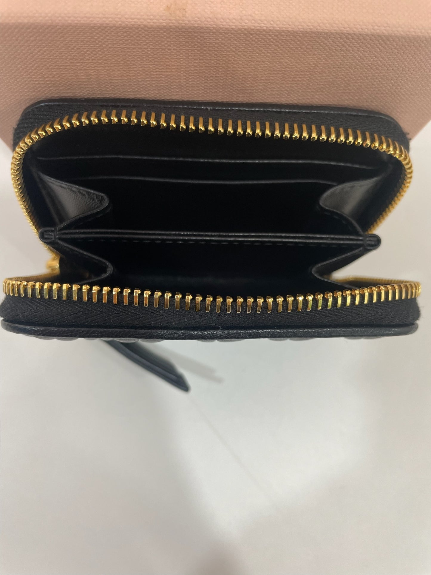 M0707-87 Miu Miu Matelassé Nappa Leather Coin Purse