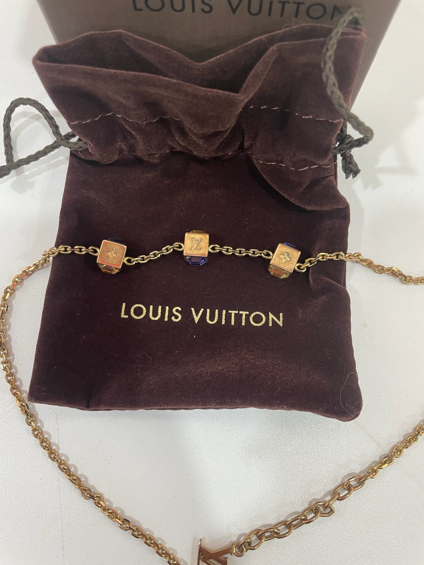 M0707-91 Louis Vuitton Gamble Necklace
